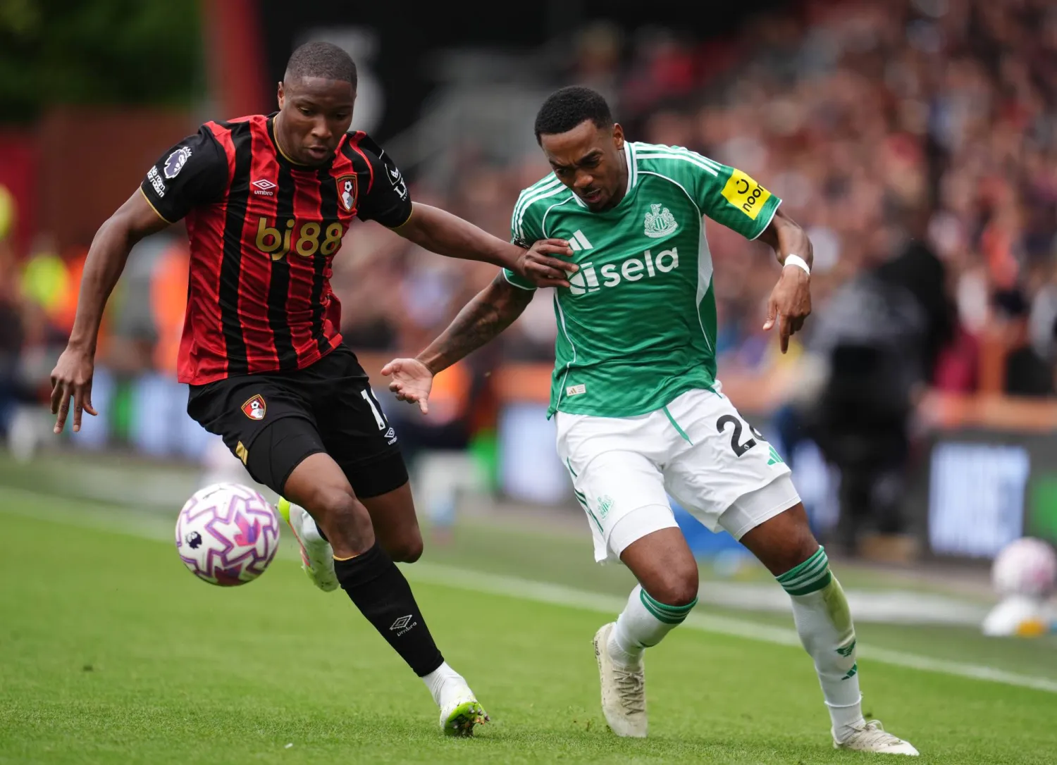 التعادل السلبي حسم مواجهة بورنموث ونيوكاسل (د.ب.أ)