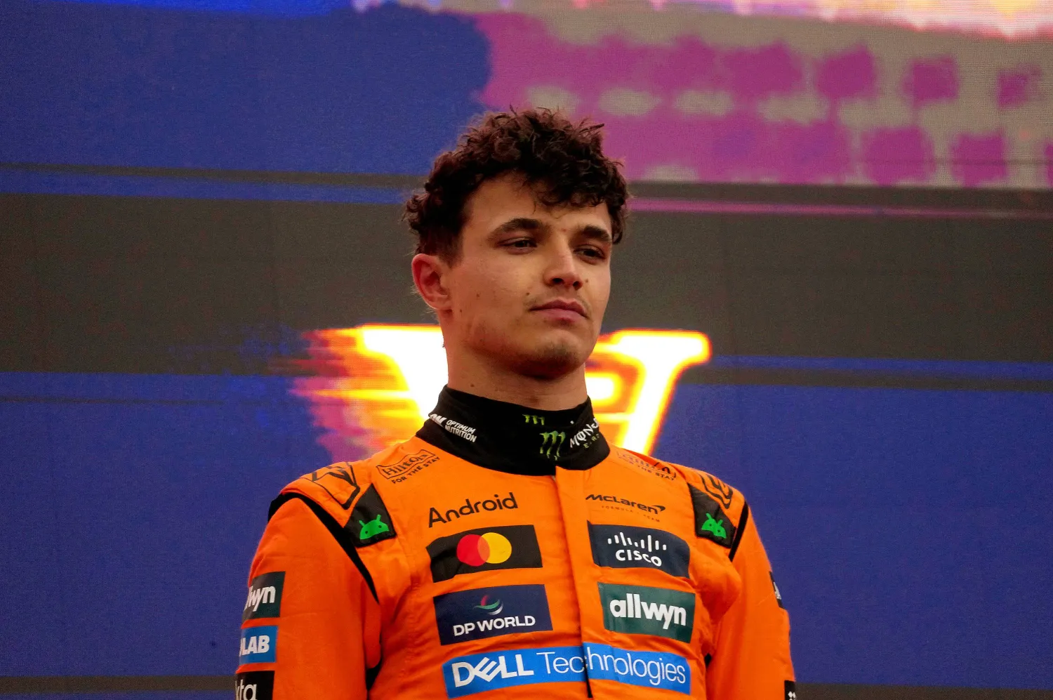 لاندو نوريس سائق مكلارين (د.ب.أ)