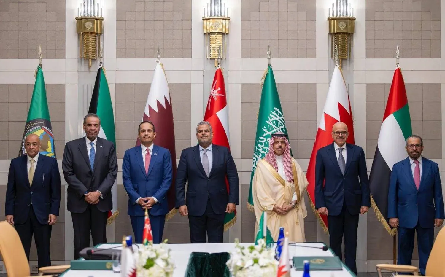 Suudi Arabistan Dışişleri Bakanı, Körfez İşbirliği Konseyi (GCC) ülkeleri dışişleri bakanlarının koordinasyon toplantısına katıldı. (SPA)