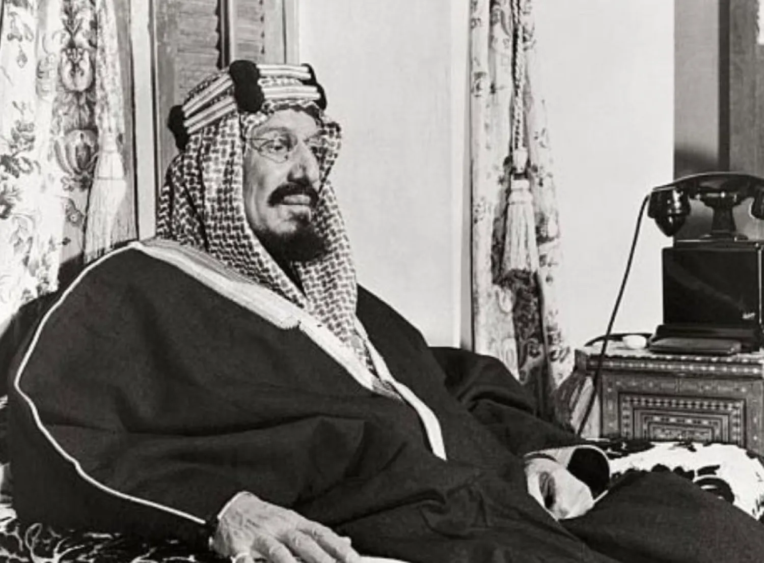 عبد العزيز ورجال دولته السعوديون