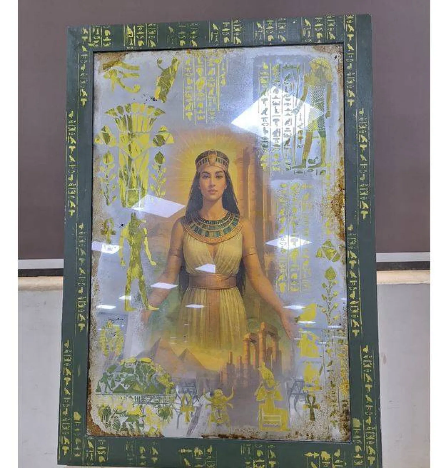 لوحة من عمل الفنانة مديحة يسري (إدارة المعرض)