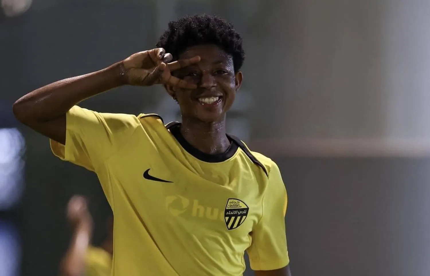 الغانية بيشينس كوندوك لاعبة فريق سيدات الاتحاد (نادي الاتحاد) 