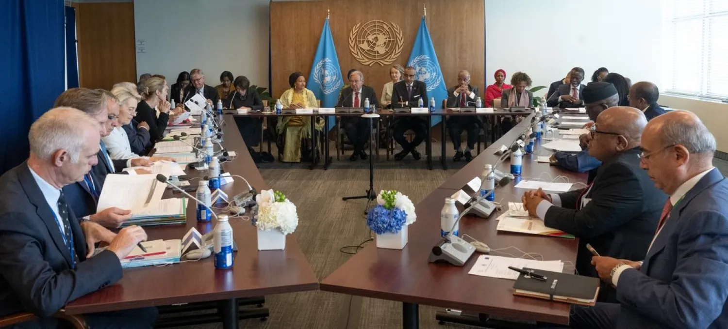 جانب من اجتماع الاتحادين الأفريقي والأوروبي والأمم المتحدة في نيويورك (البعثة الأممية)
