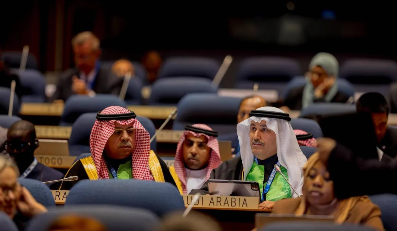الجاسر مترئساً الوفد السعودي رفيع المستوى في افتتاح أعمال الجمعية العمومية لـ«الإيكاو» (واس)