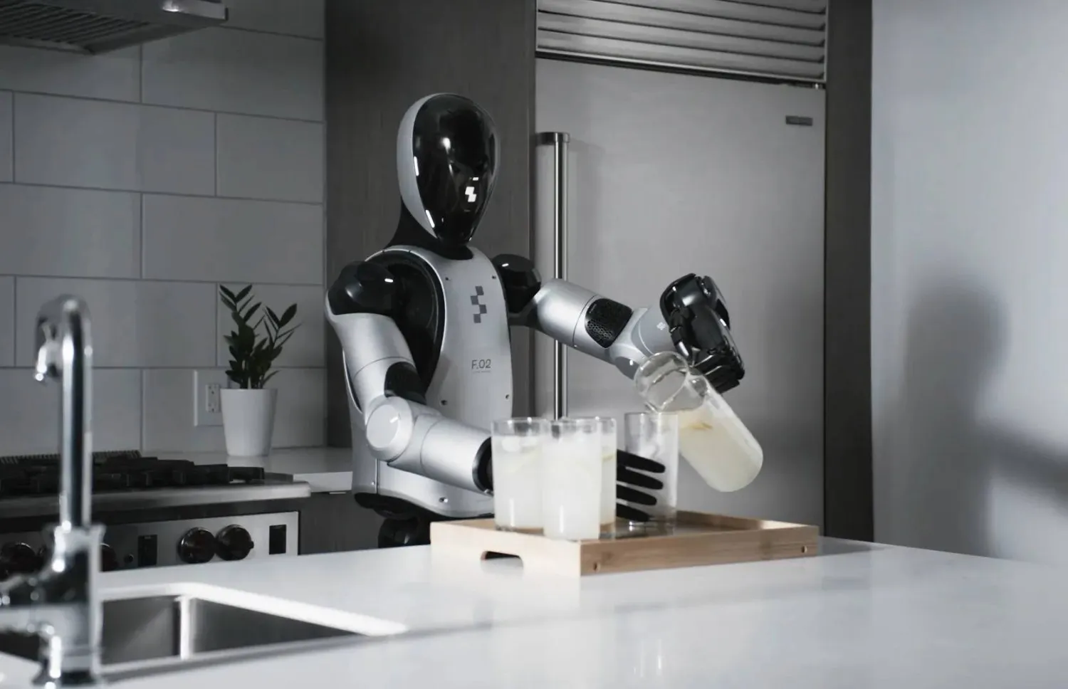 الروبوتات الشبيهة بالبشر التي تطورها «فيغر» استقطبت اهتمام مؤسسات عالمية.(الشرق الأوسط)