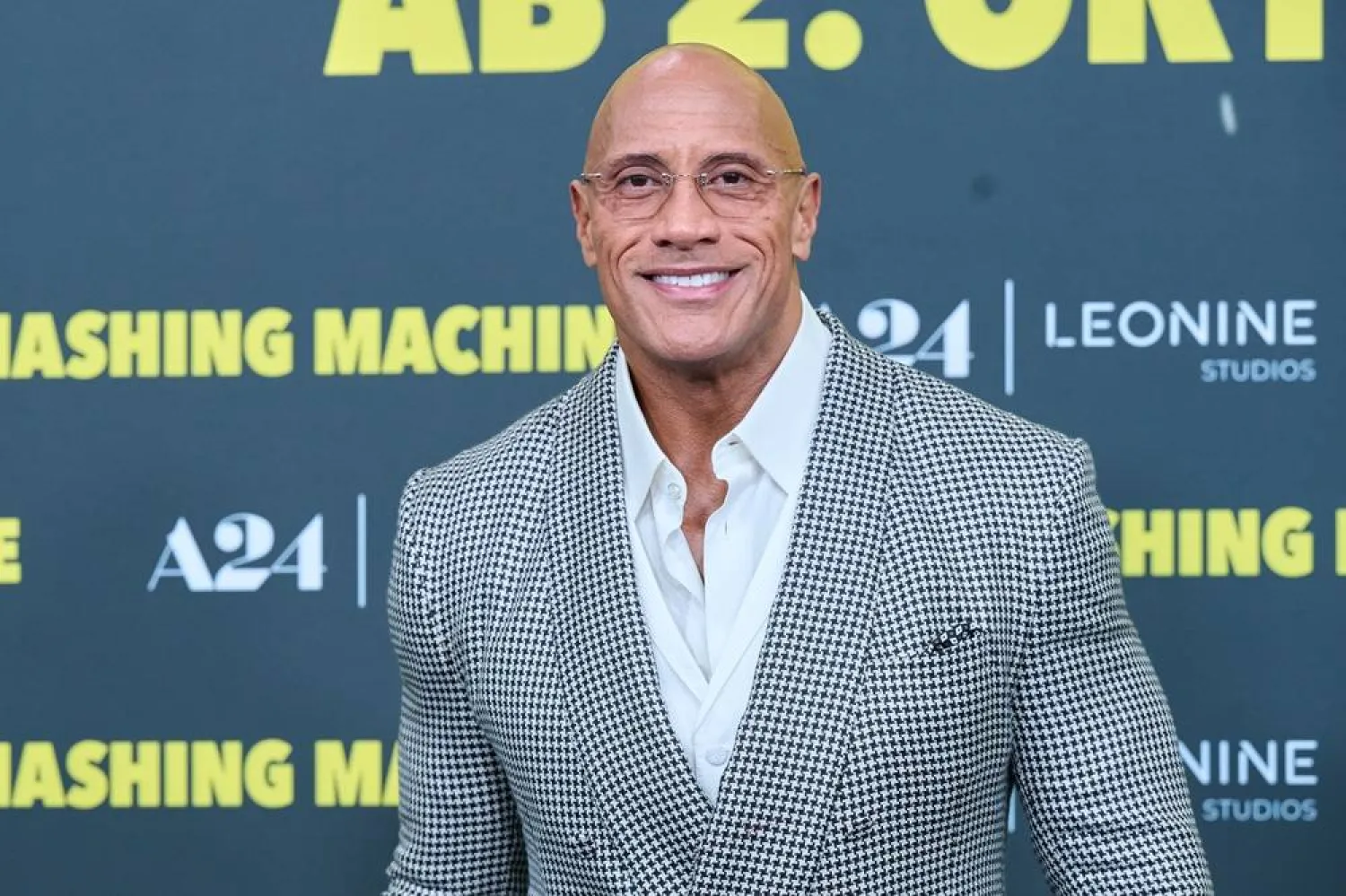  22 September 2025, Berlin: Dwayne Johnson (The Rock) poses as he arrives for the German premiere of "The Smashing Machine" the Zoo Palast. (dpa)