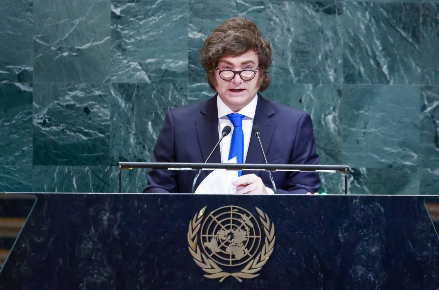 الرئيس الأرجنتيني خافيير ميلي (إ.ب.أ)