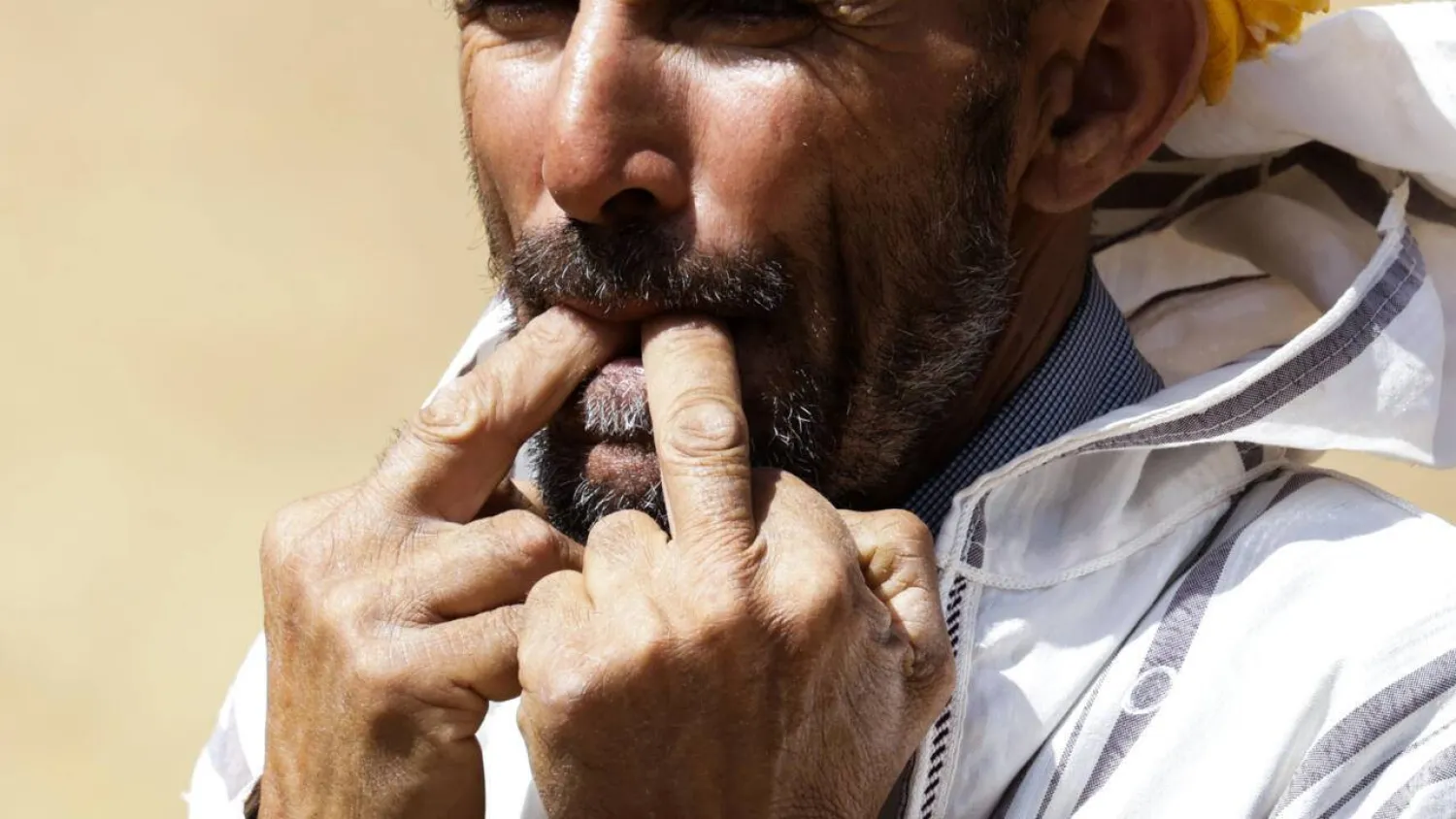 The Assinsg language replaces spoken words with sharp whistles that can carry for nearly three kilometers (two miles) in the mountains, according to researchers. Abdel Majid BZIOUAT / AFP
