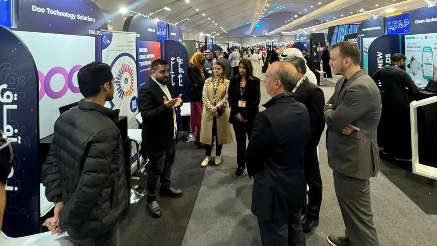 جناح «دوو» في مؤتمر «ليب» التقني بالرياض (موقع الشركة الإلكتروني)