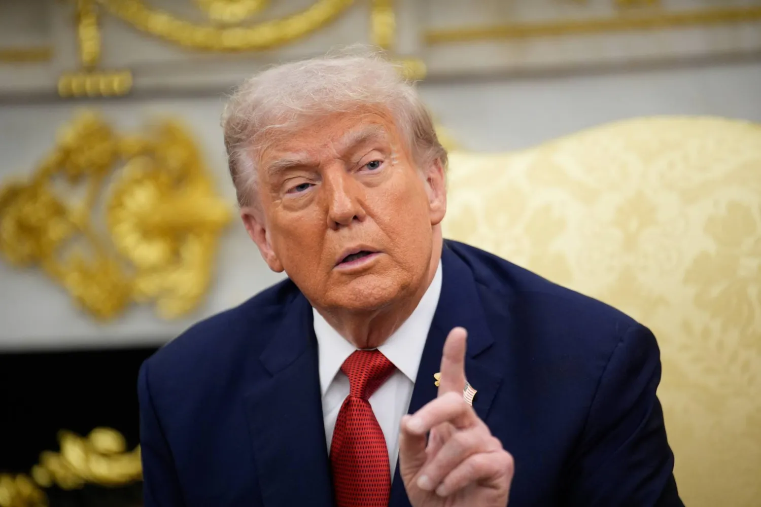 الرئيس الأميركي دونالد ترمب في البيت الأبيض بالعاصمة واشنطن يوم الخميس (إ.ب.أ)