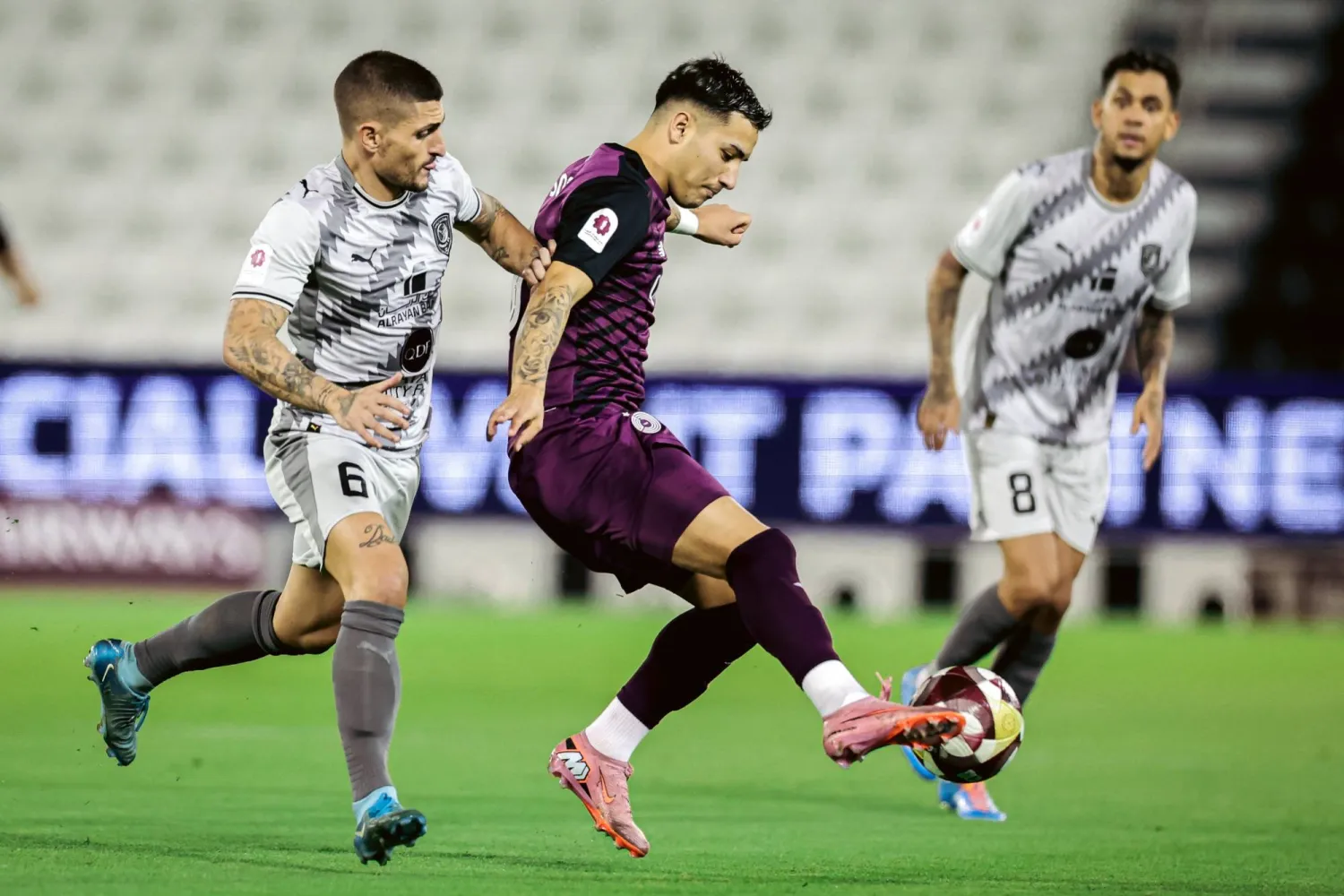 من مباراة السد والدحيل (نادي السد)