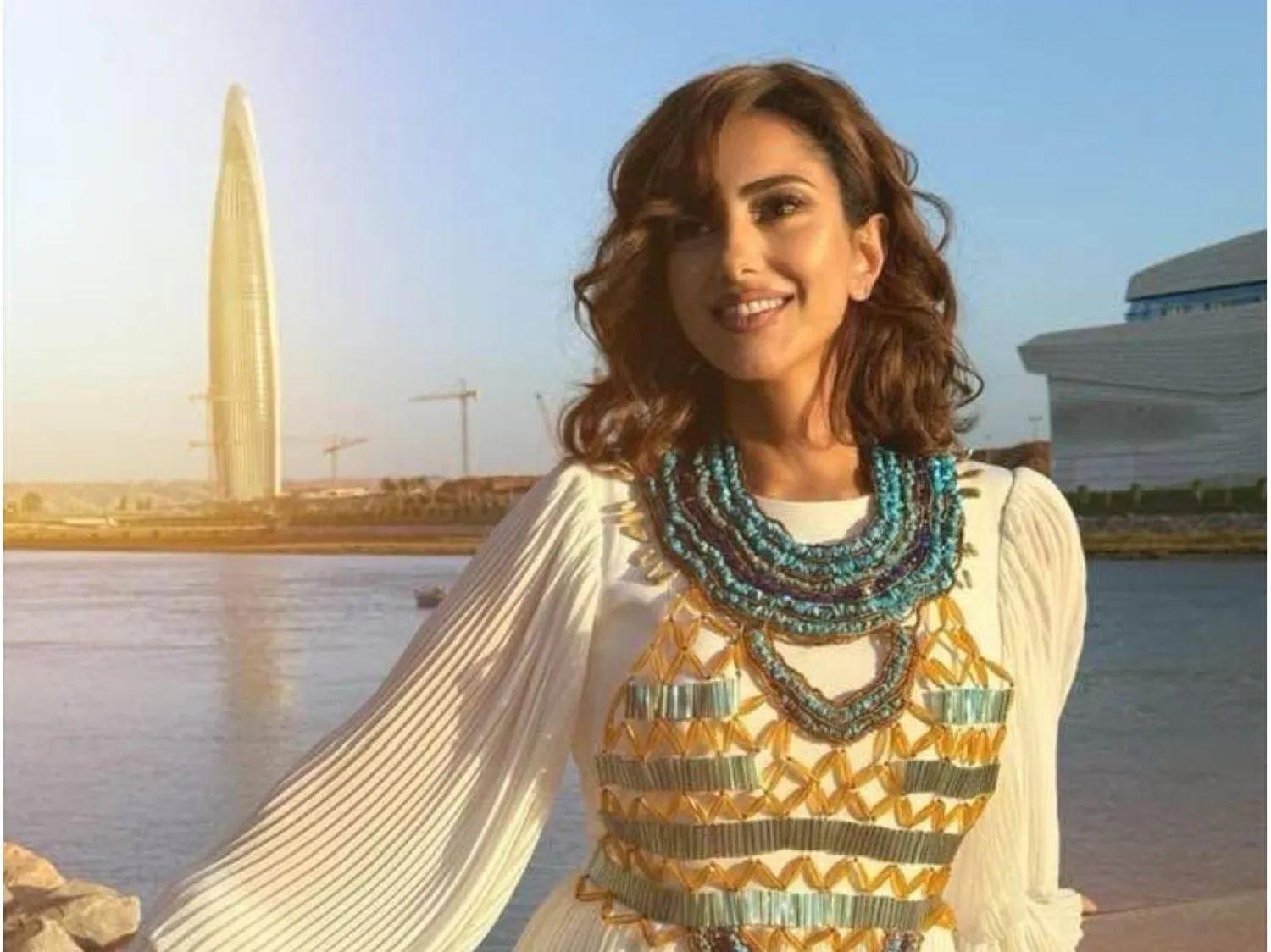 حنان مطاوع تستعد لمسرحية عن حتشبسوت (صفحتها على «فيسبوك»)