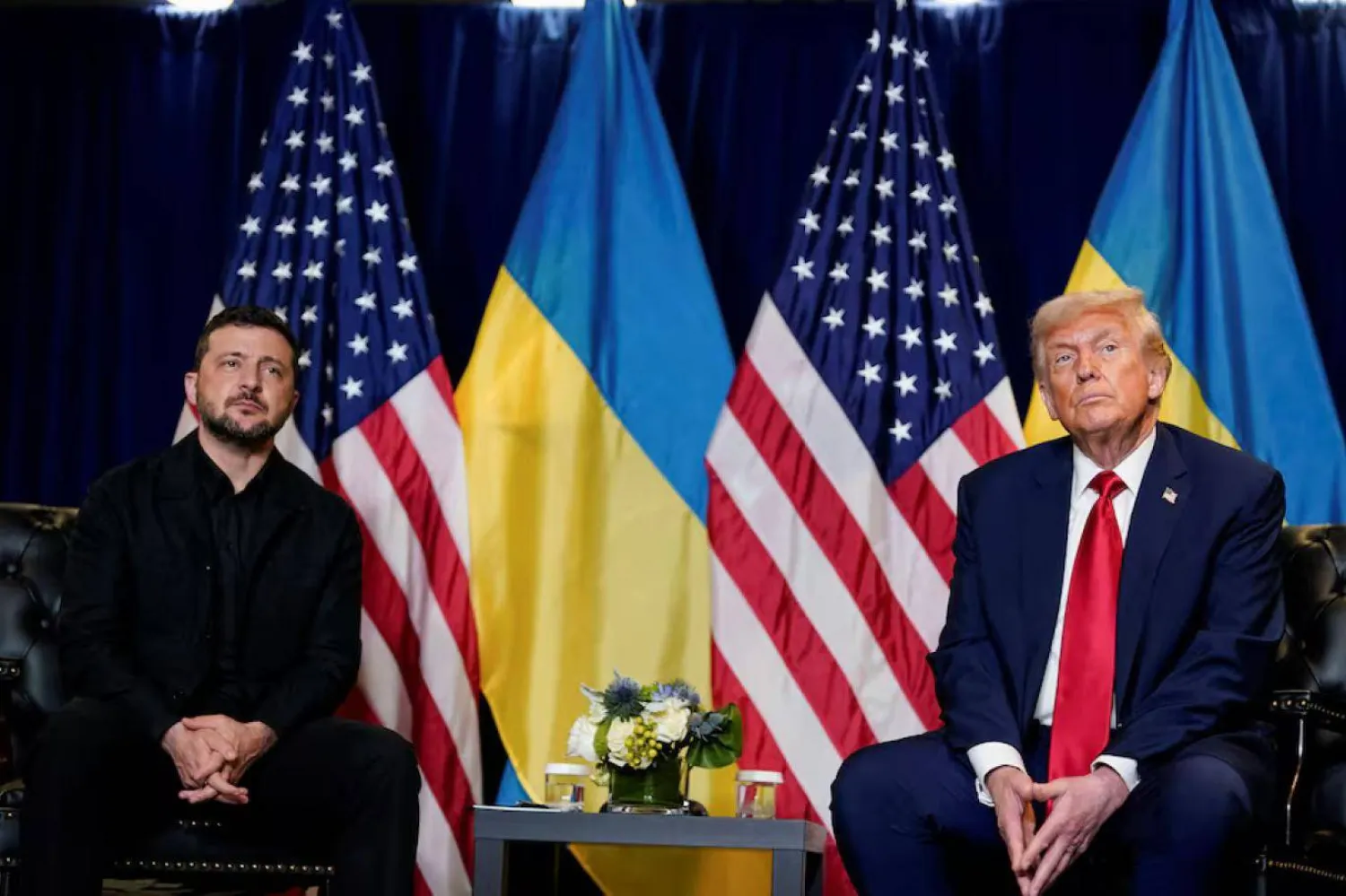 الرئيسان دونالد ترمب وفولوديمير زيلينسكي (رويترز)