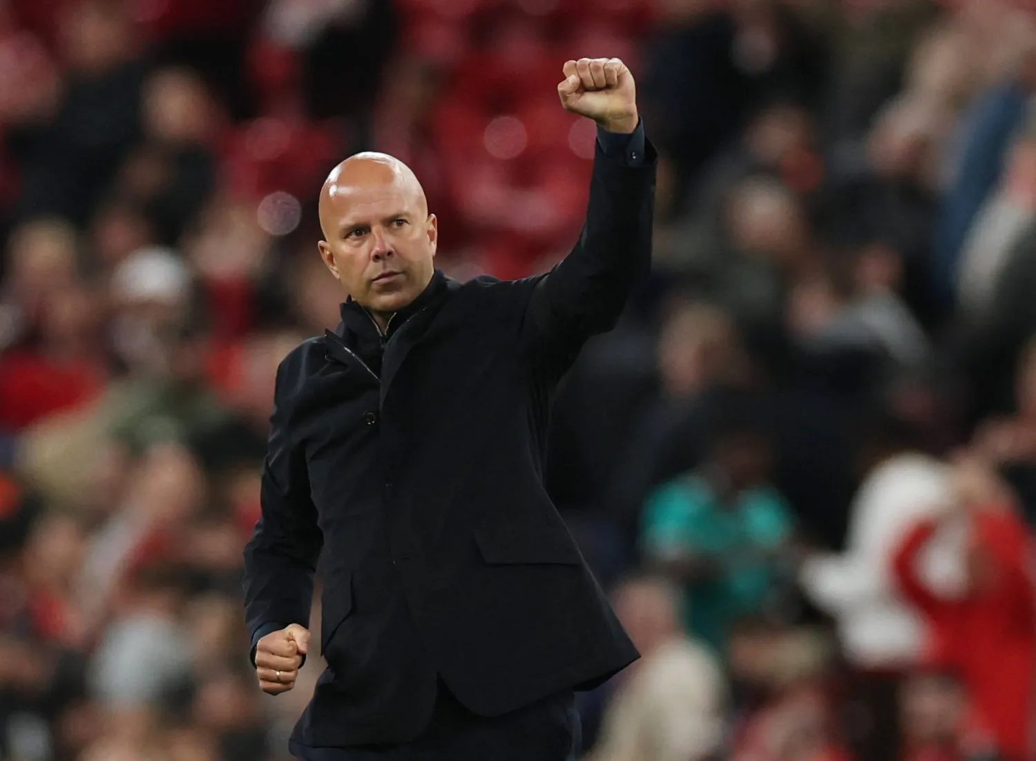 أرني سلوت مدرب ليفربول (رويترز)