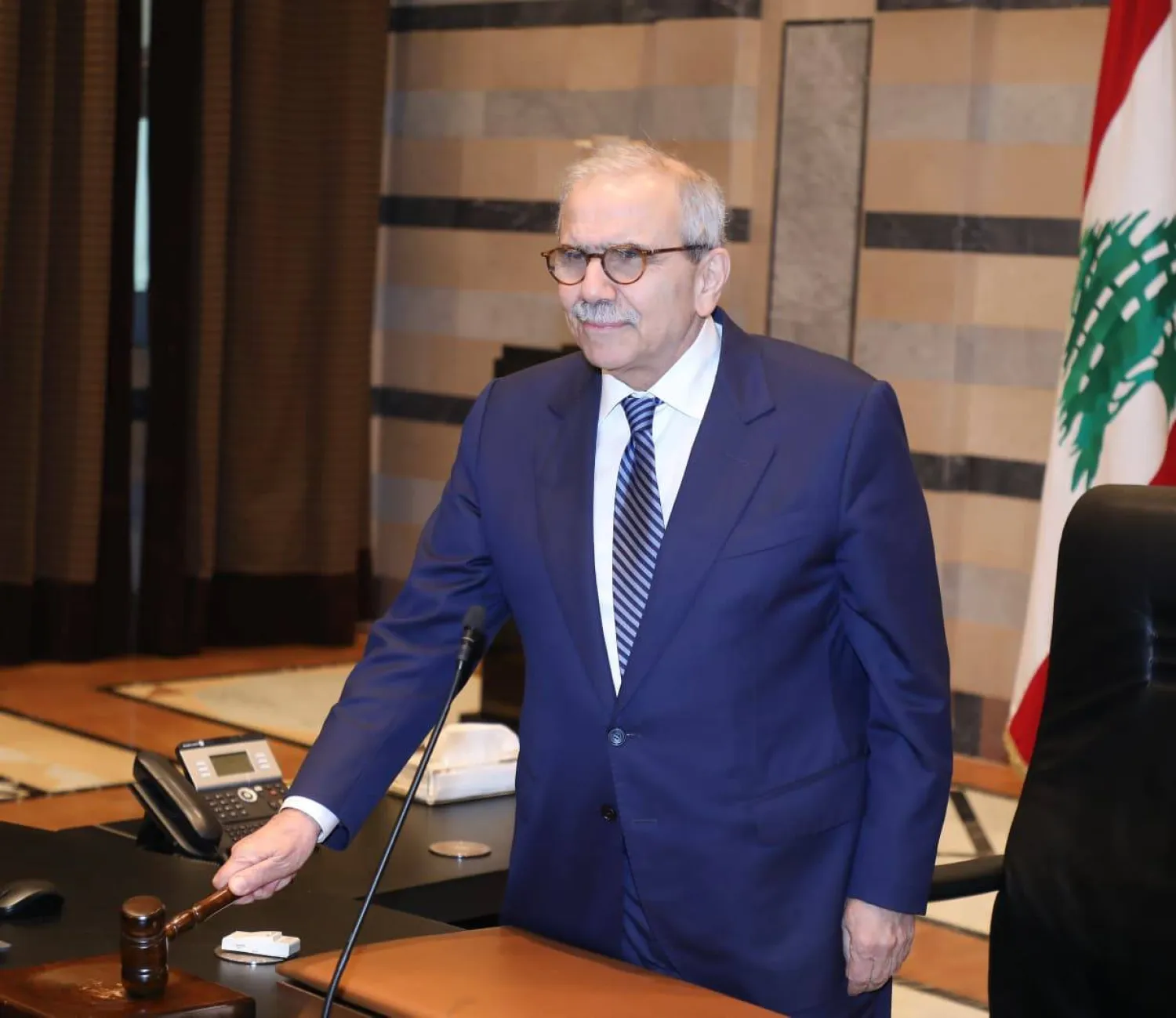 رئيس الحكومة نواف سلام مترئساً جلسة مجلس الوزراء (أرشيفية - رئاسة الحكومة)