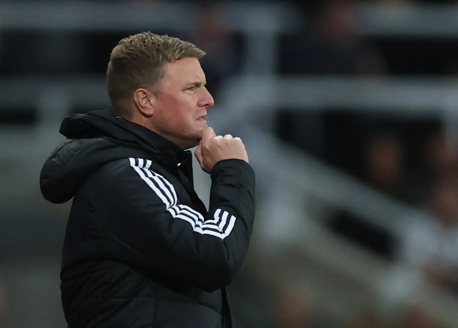 إيدي هاو المدير الفني لفريق نيوكاسل (رويترز)