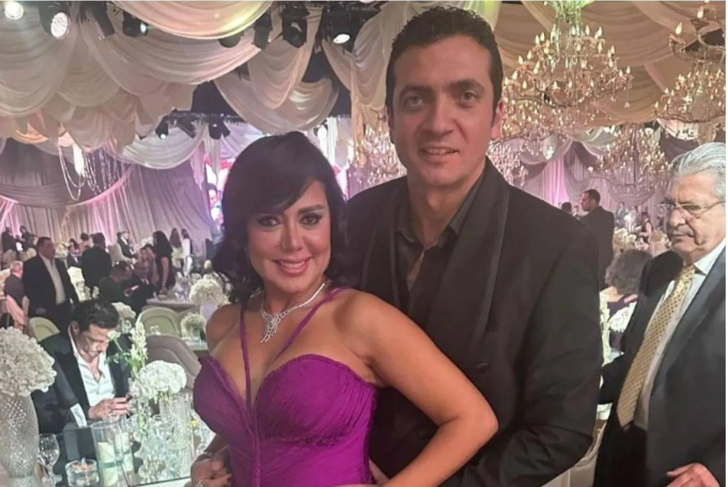 رانيا يوسف وأحمد جمال (متداولة على «إنستغرام»)