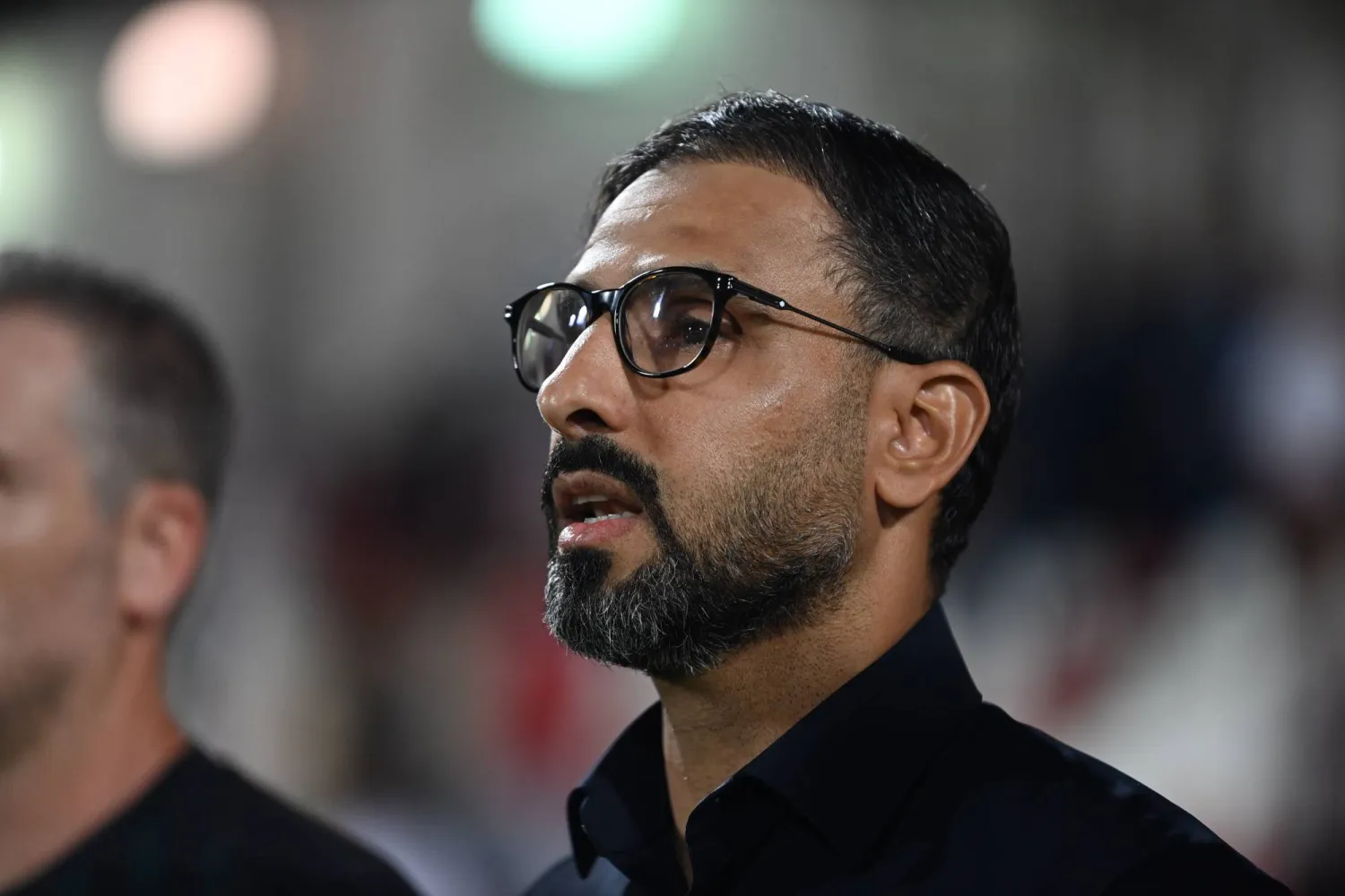 سعد الشهري مدرب فريق الاتفاق (تصوير: علي خمج) 