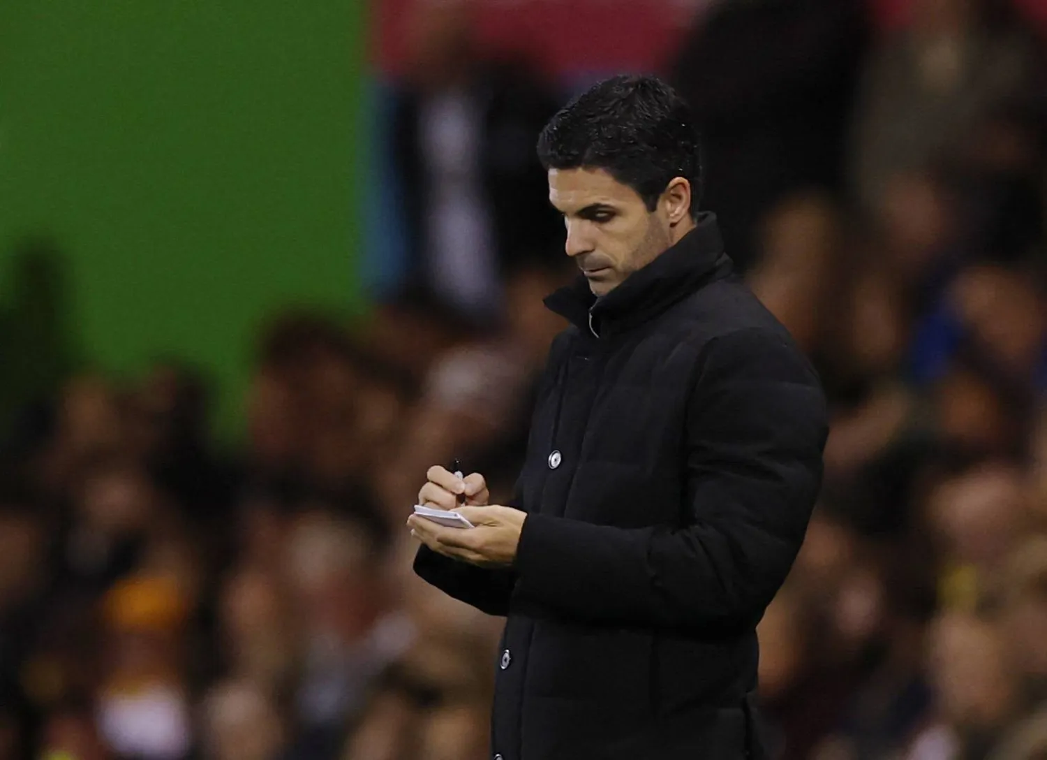 ميكيل أرتيتا المدير الفني لفريق آرسنال (رويترز)