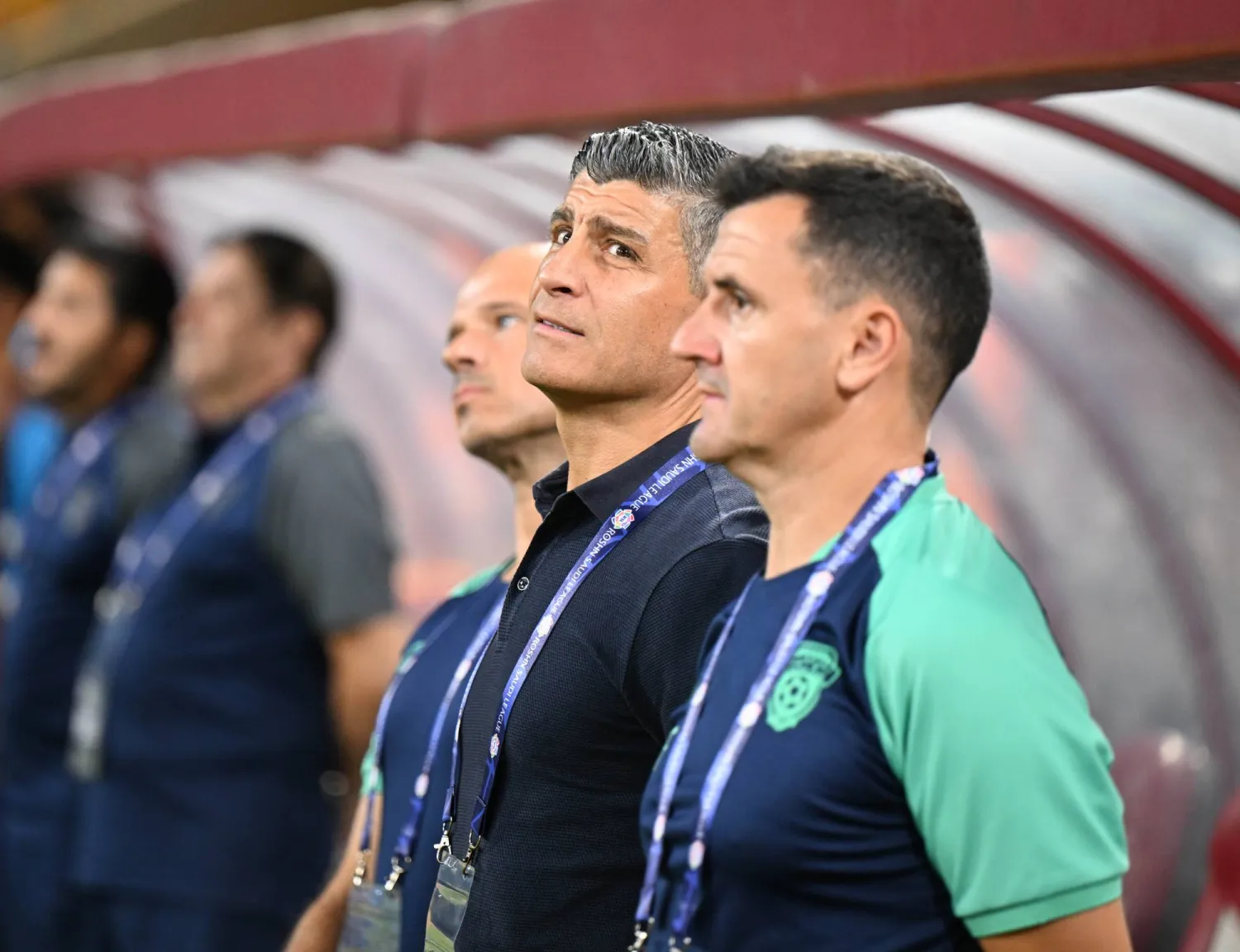 البرتغالي بيدرو إيمانويل مدرب الفيحاء (تصوير: بشير صالح)