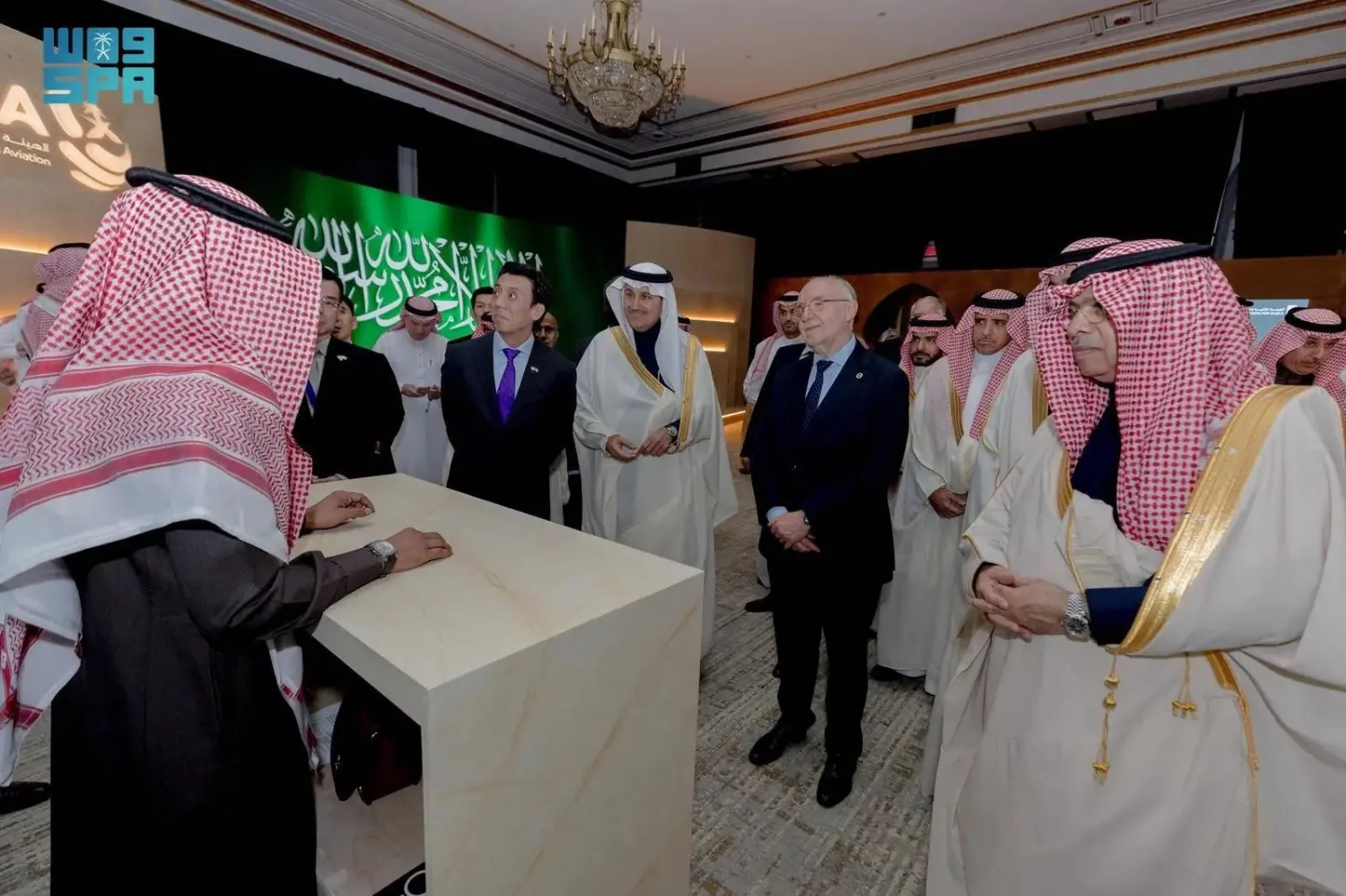 The Royal Commission for AlUla presented a portfolio of major development projects to the attending delegations. (SPA)