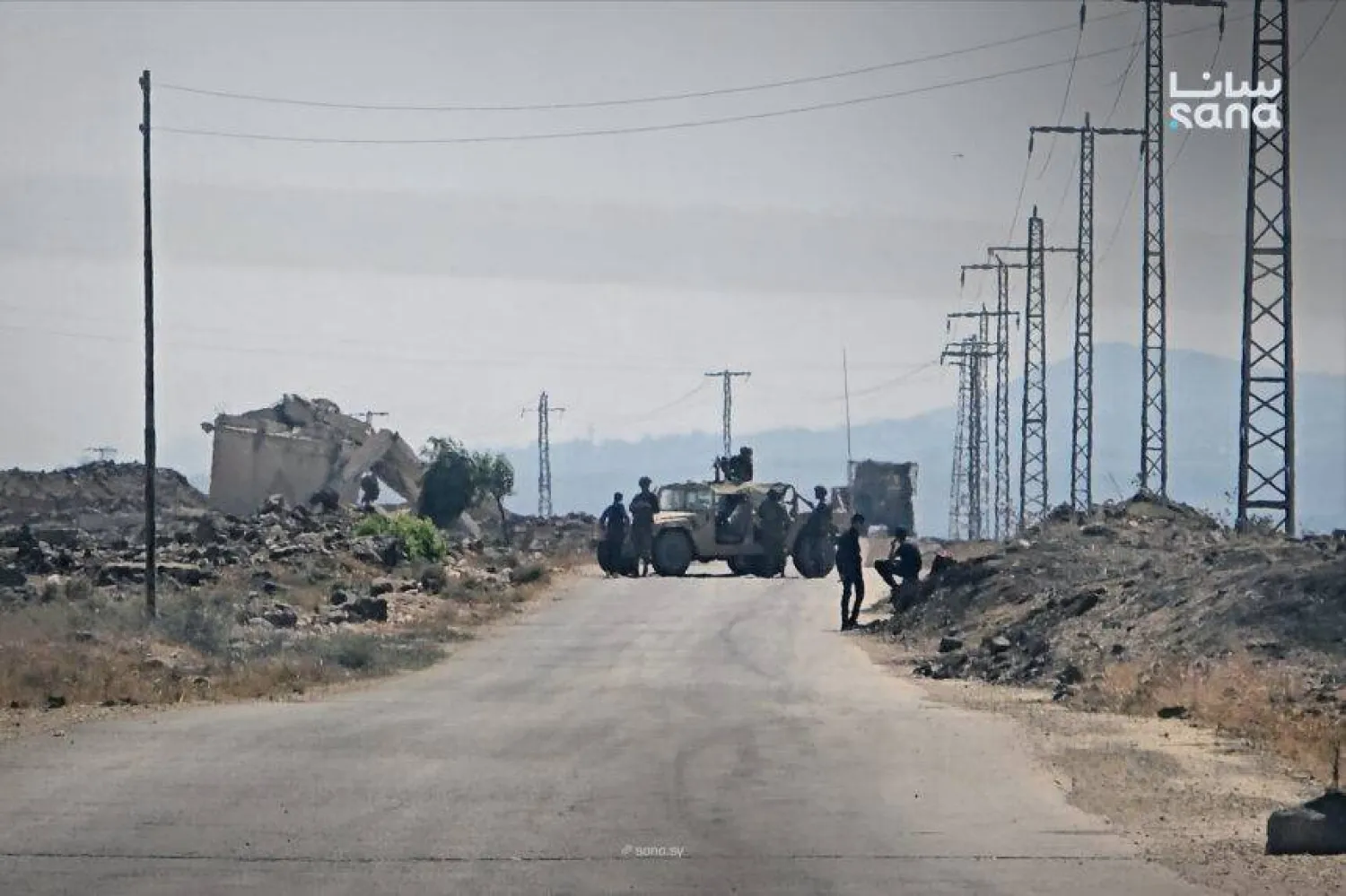 توغل القوات الإسرائيلية الأحد في بلدة صيدا بريف القنيطرة الجنوبي جنوب سوريا (سانا)