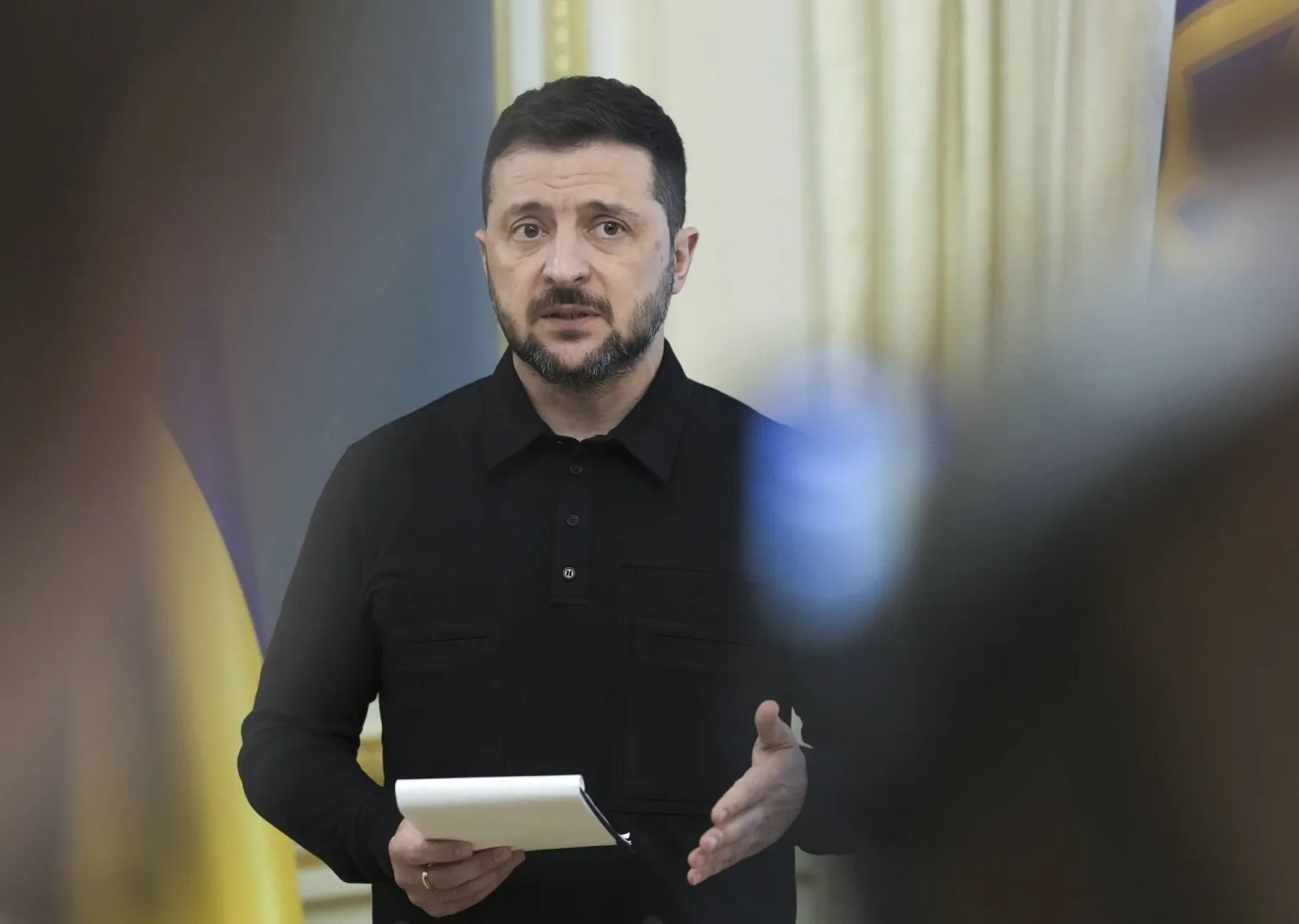 الرئيس الأوكراني فولوديمير زيلينسكي (إ.ب.أ)