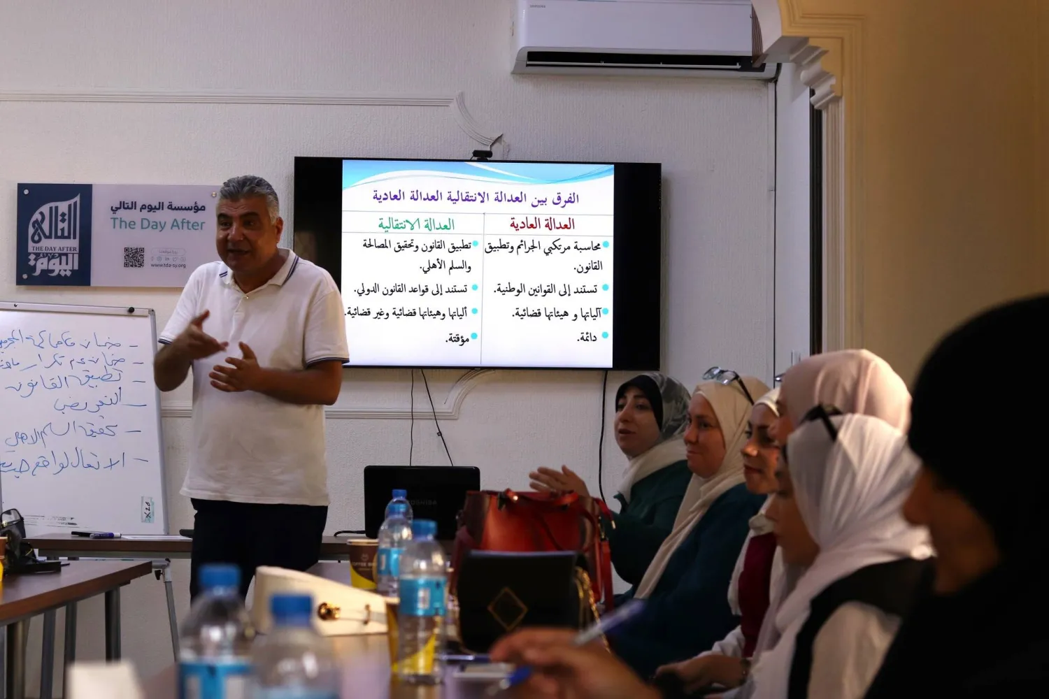 استضافة أهالي وذوي الضحايا والمفقودين لدعم مسار العدالة الانتقالية في سوريا خلال 15 و16 أغسطس (مبادرة بدايتنا)