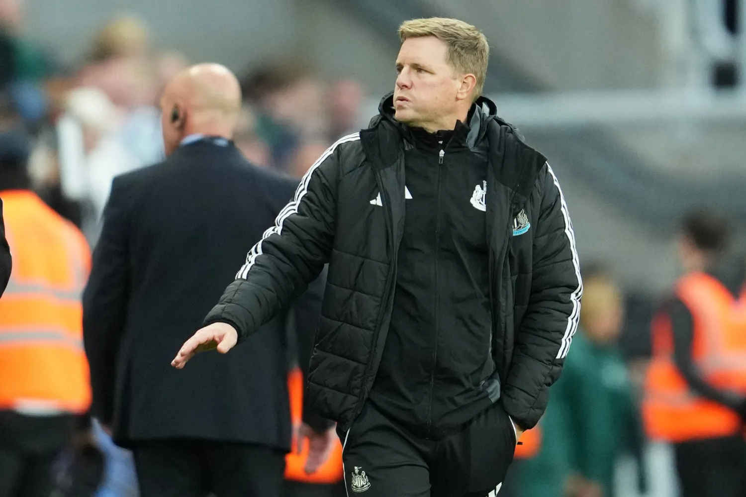 إيدي هاو المدير الفني لفريق نيوكاسل (أ.ب)