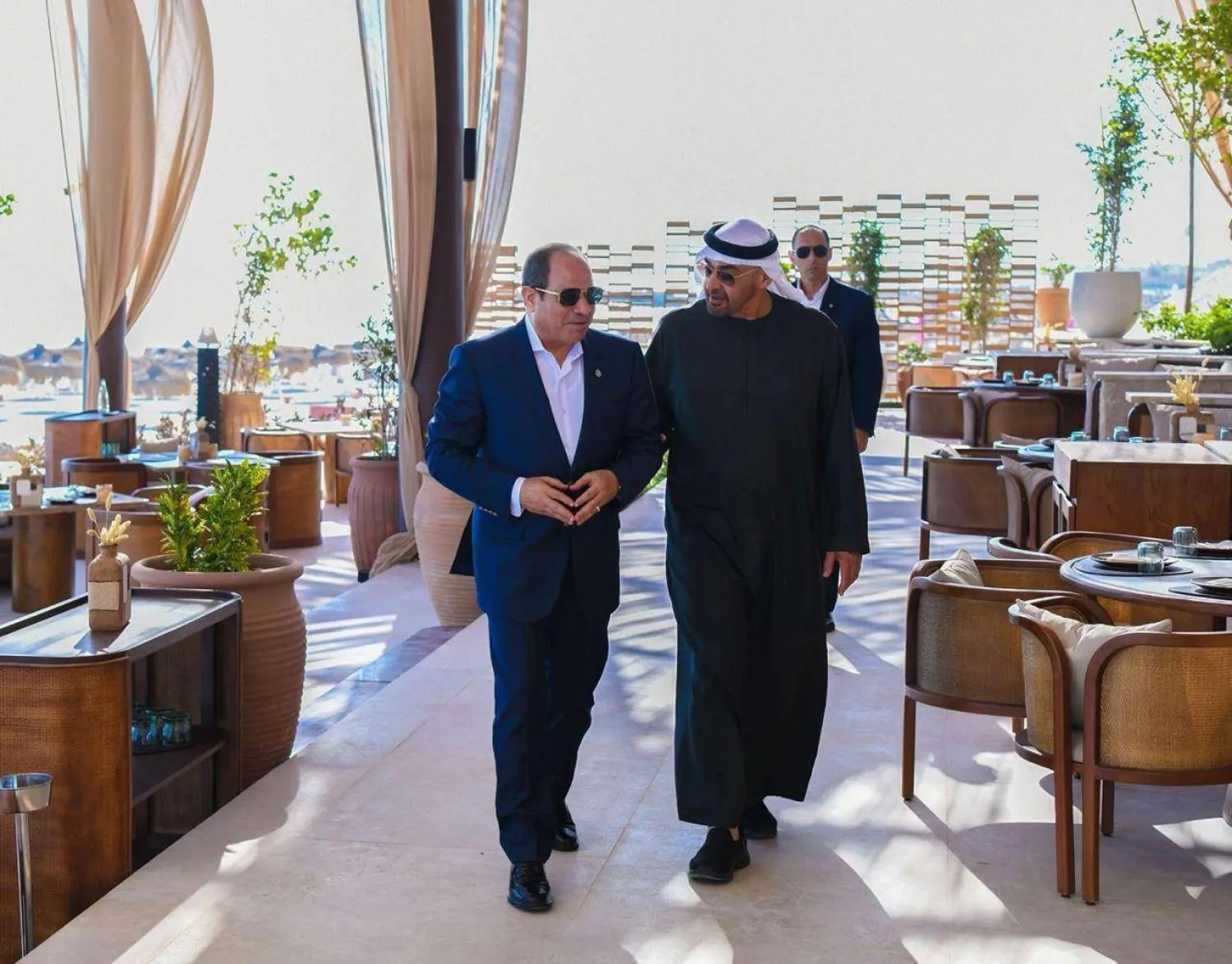 الرئيسان المصري والإماراتي (أرشيفية - الرئاسة المصرية)