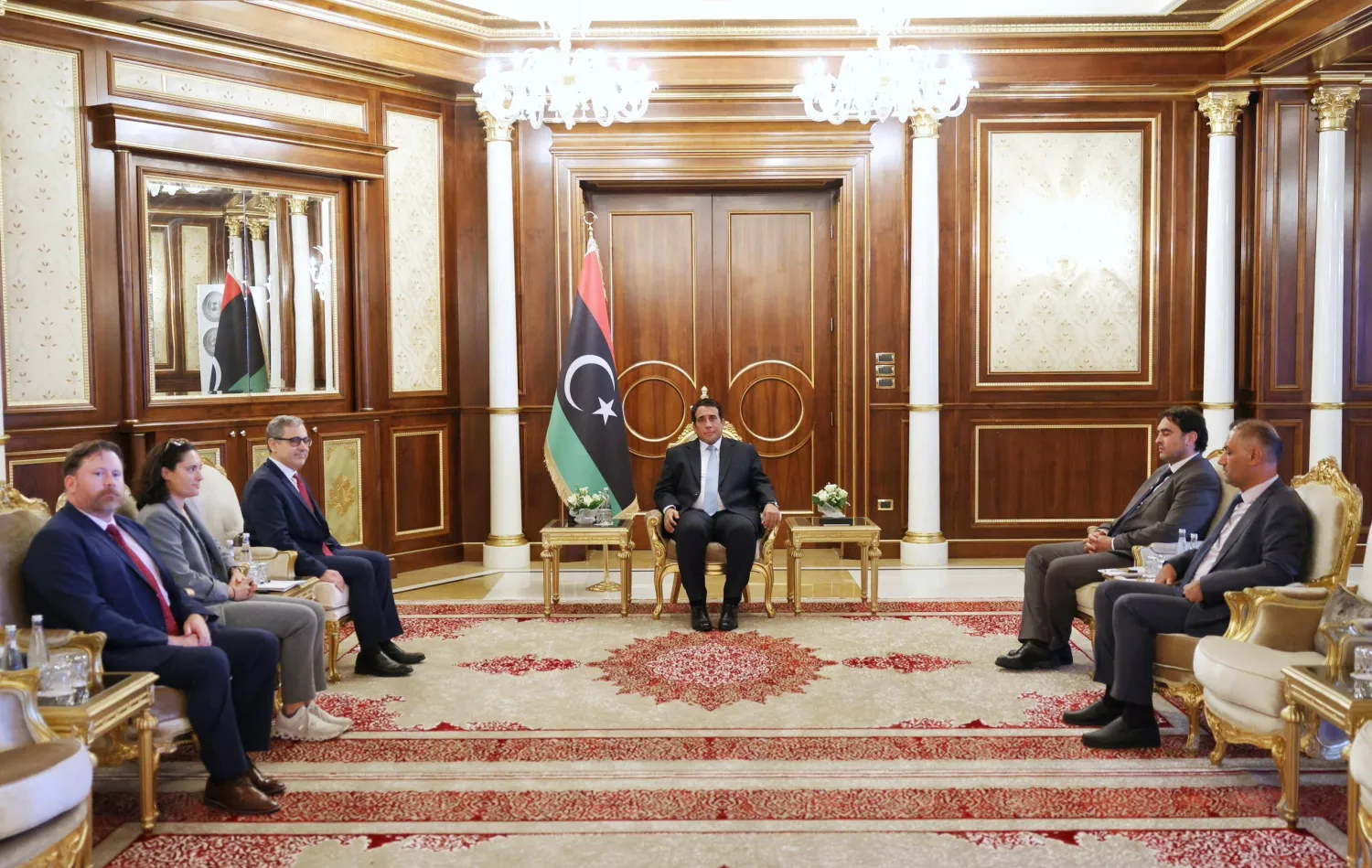 المنفي مستقبلاً القائم بالأعمال الأميركي (المجلس الرئاسي الليبي)