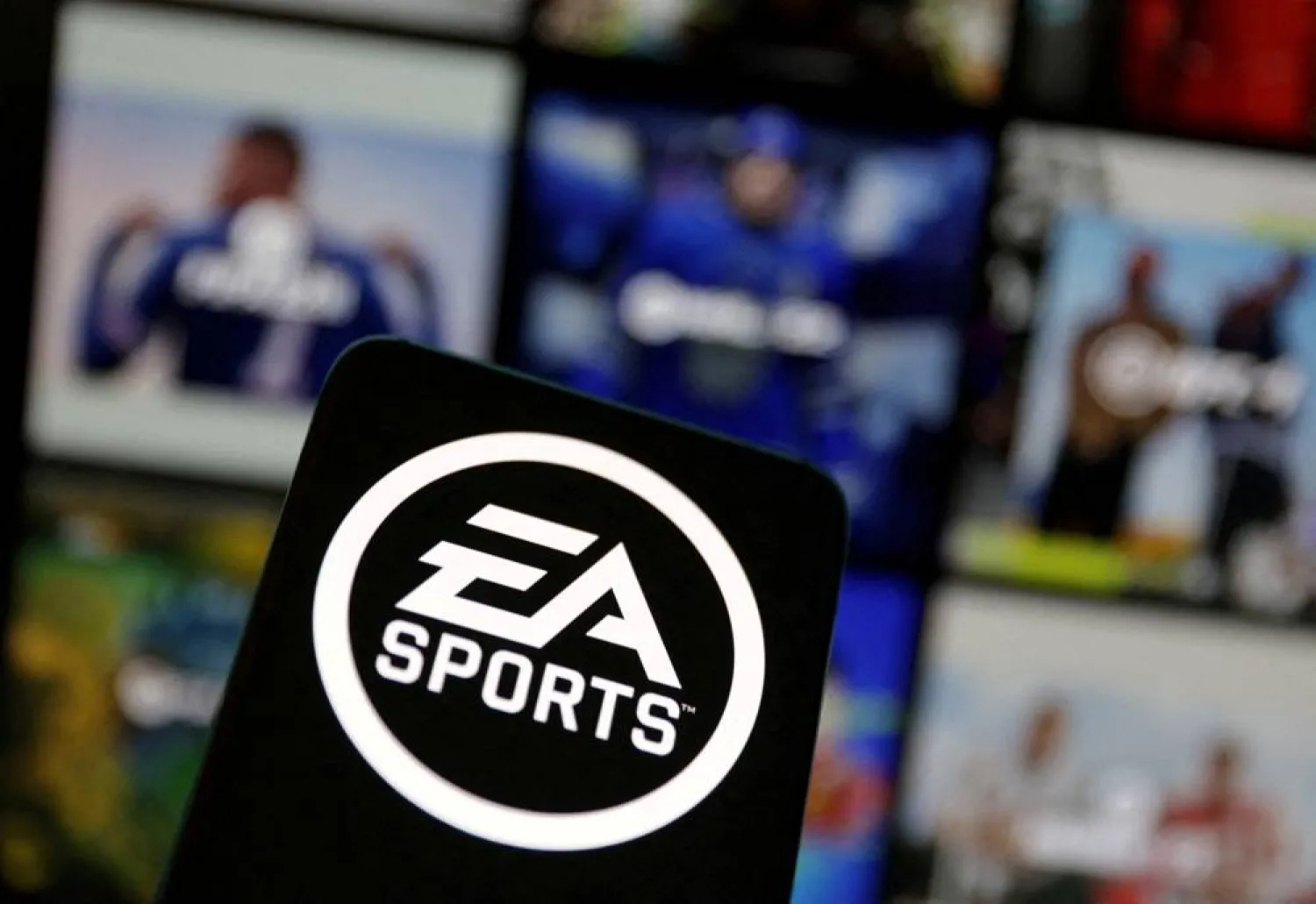 EA (Electronic Arts) Sports logo is seen in this illustration, August 10, 2022. (Reuters)