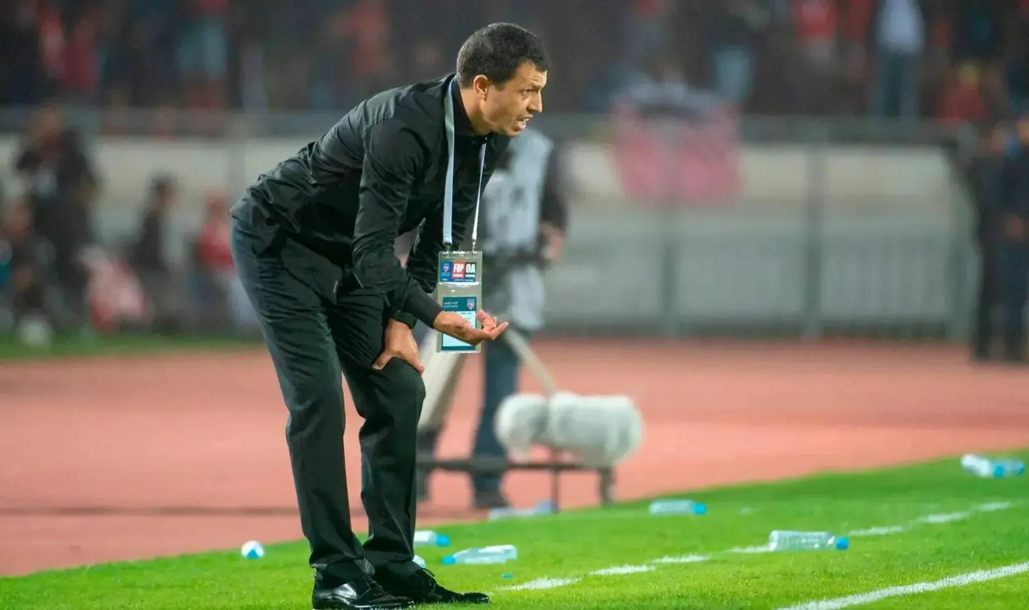 المدير الفني المغربي لمنتخب الأردن لكرة القدم جمال السلامي (كاف)