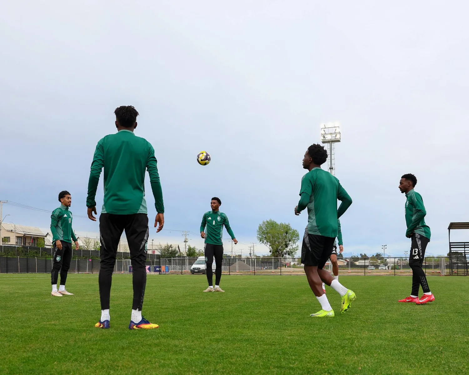 الأخضر يقص شريط مبارياته المونديالية أمام كولومبيا (المنتخب السعودي)