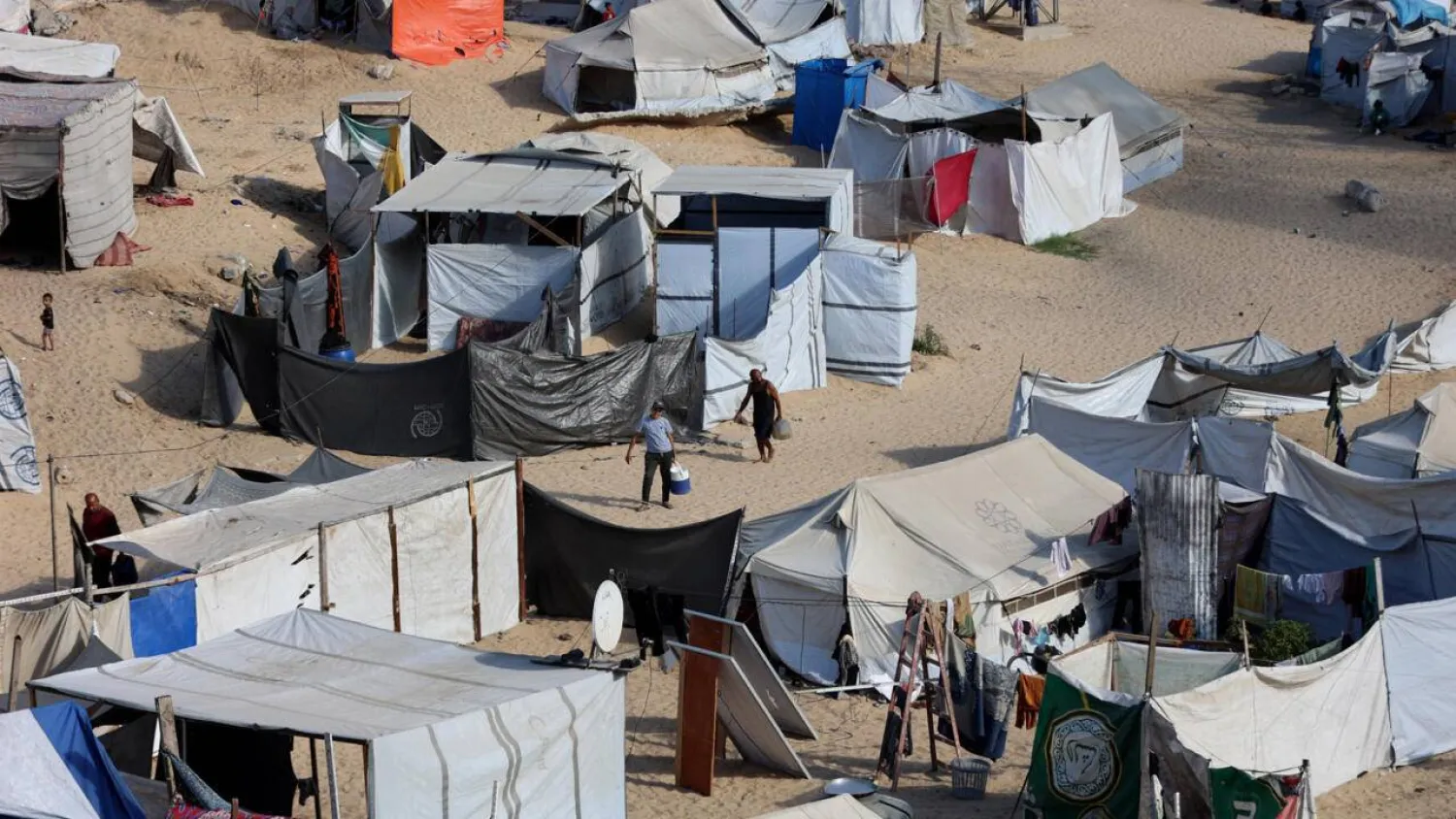 Many Palestinians in Gaza have been displaced by the war. Omar AL-QATTAA / AFP
