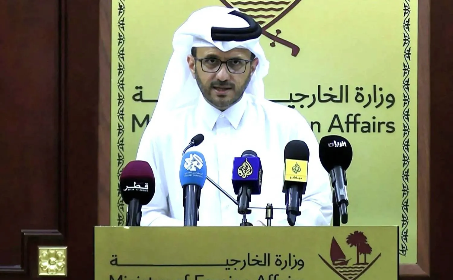 المتحدث باسم وزارة الخارجية القطرية ماجد الأنصاري (أ.ف.ب)