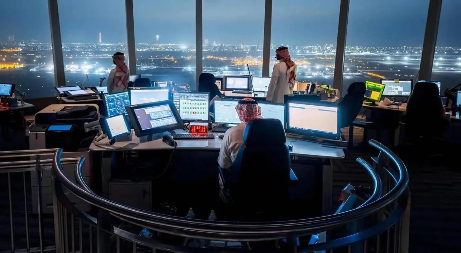 يعمل البرج الافتراضي على تحسين عمليات المراقبة الجوية ورفع مستوى السلامة (واس)