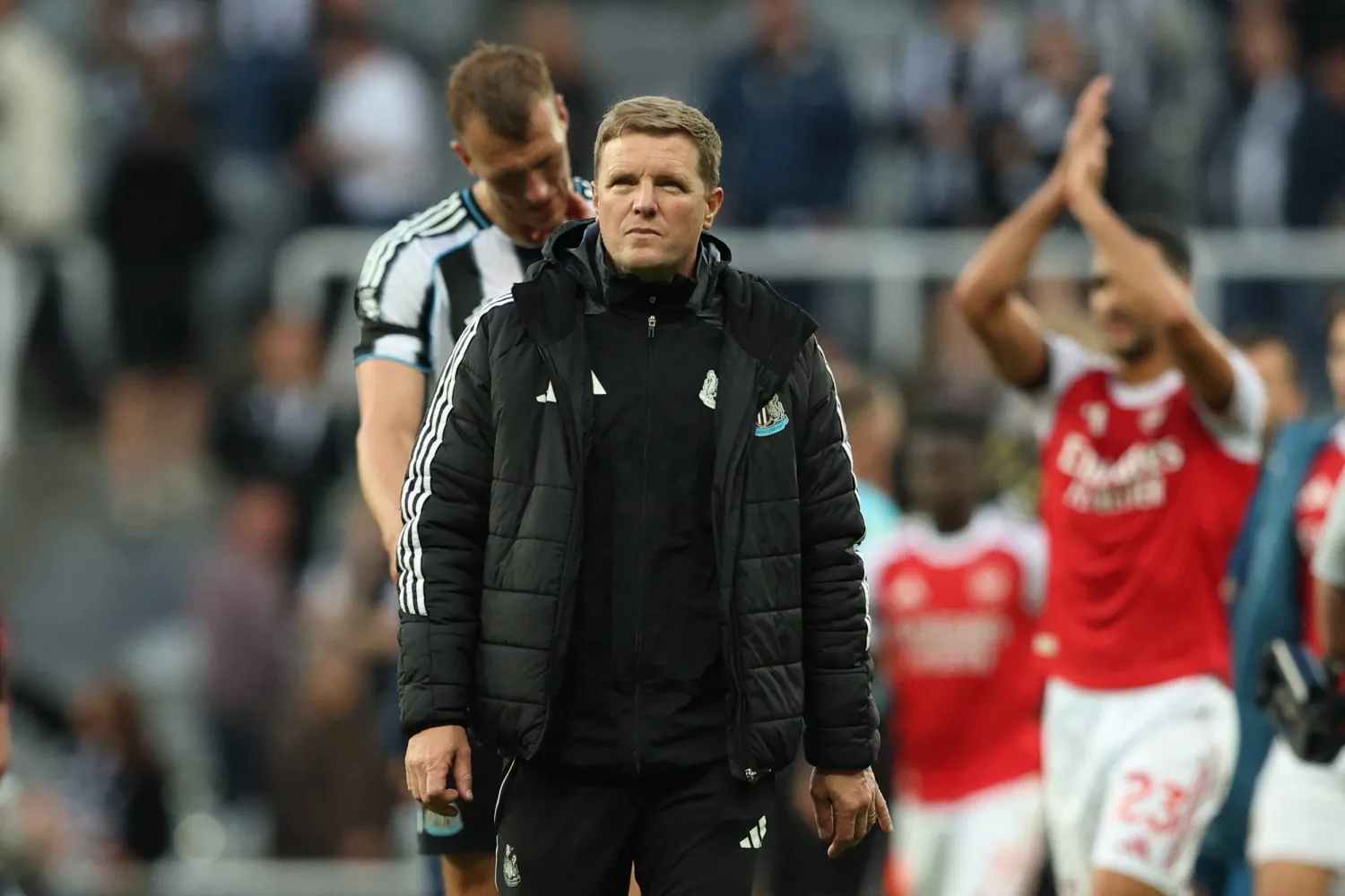 إيدي هاو مدرب نيوكاسل يونايتد (رويترز)