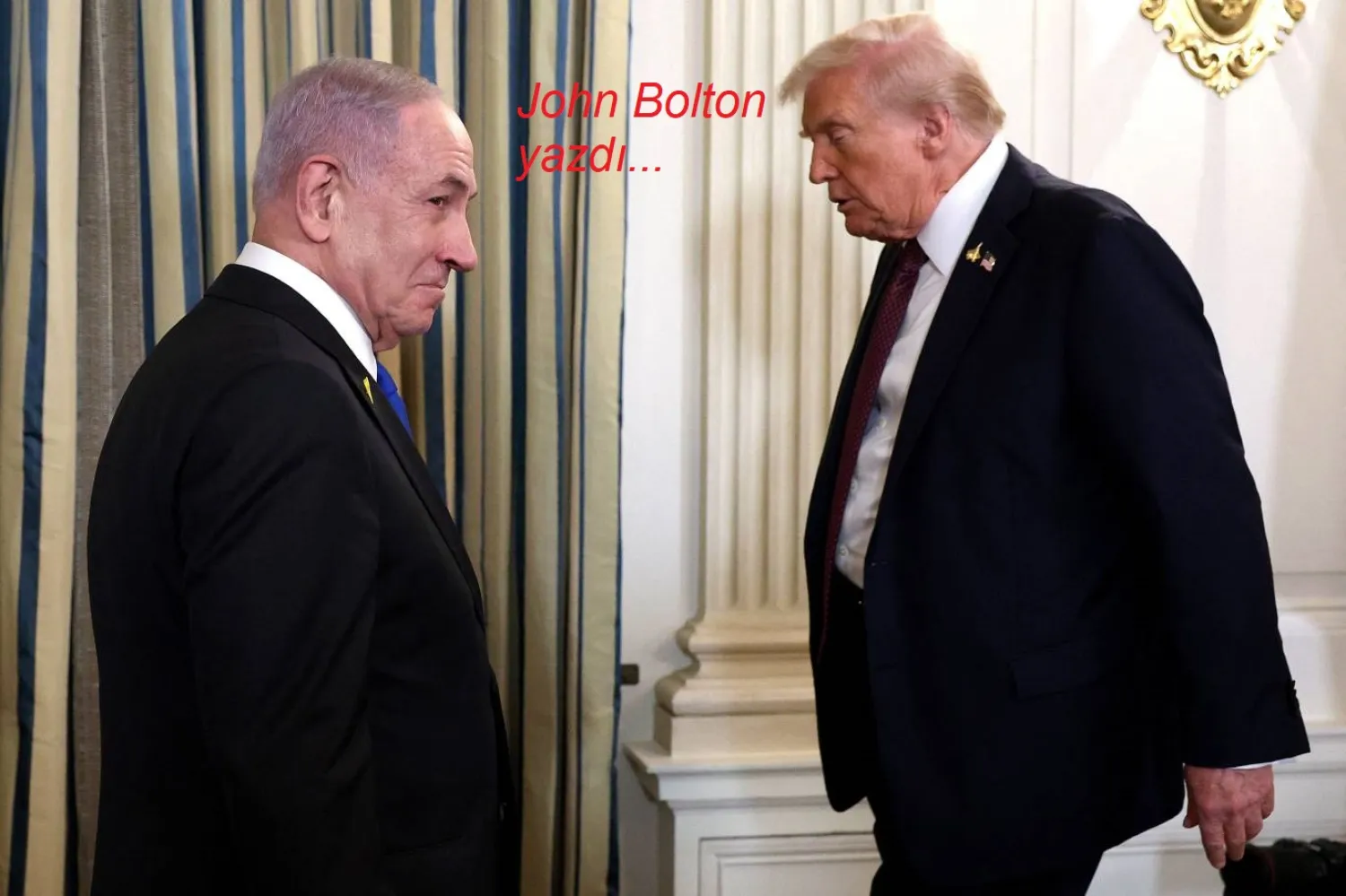 Trump ve Netanyahu, 29 Eylül'de Beyaz Saray'da düzenlenen basın toplantısının ardından (AFP)