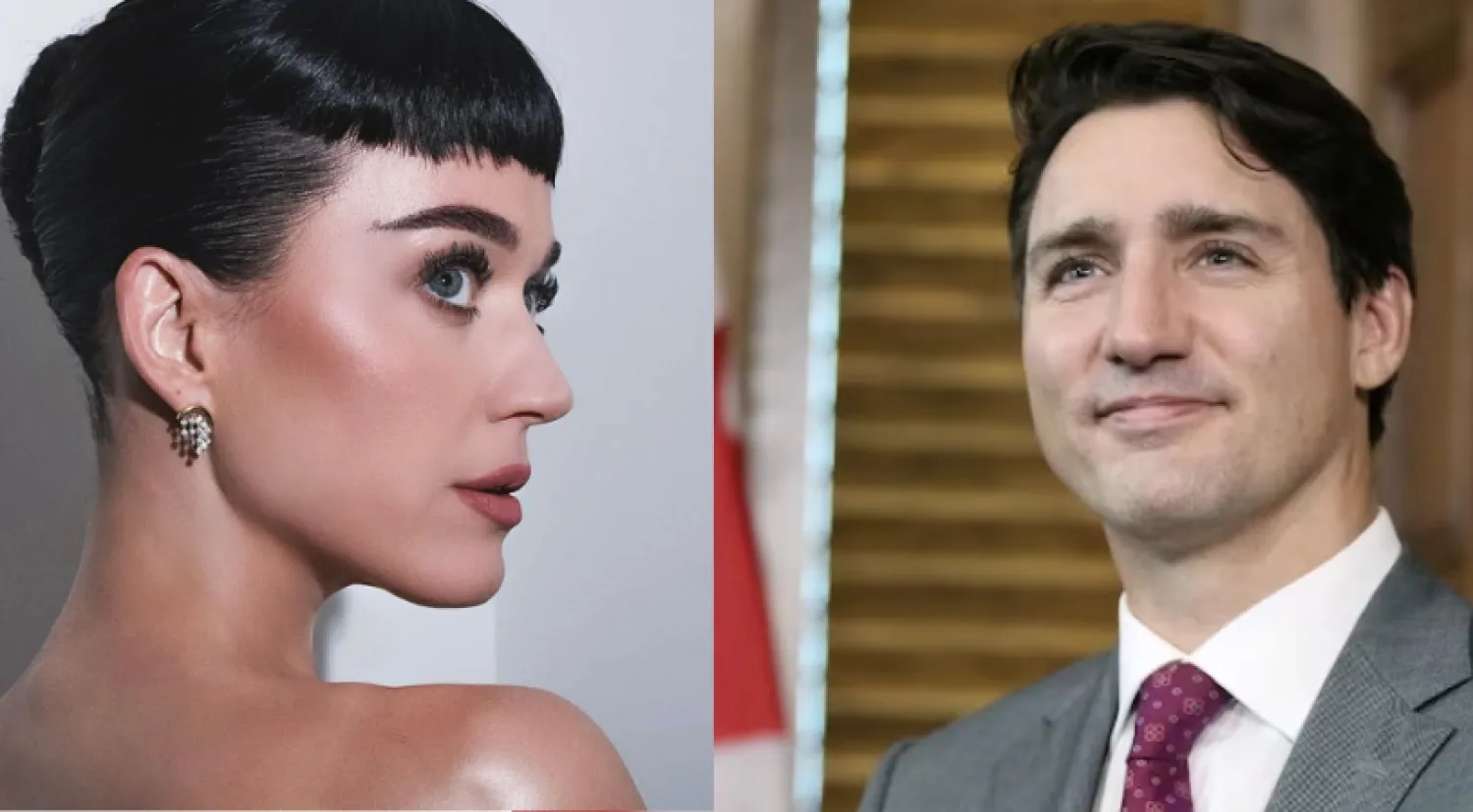 رئيس الحكومة الكندية السابق جاستن ترودو والمغنية الأميركية كيتي بيري (رويترز– إنستغرام)