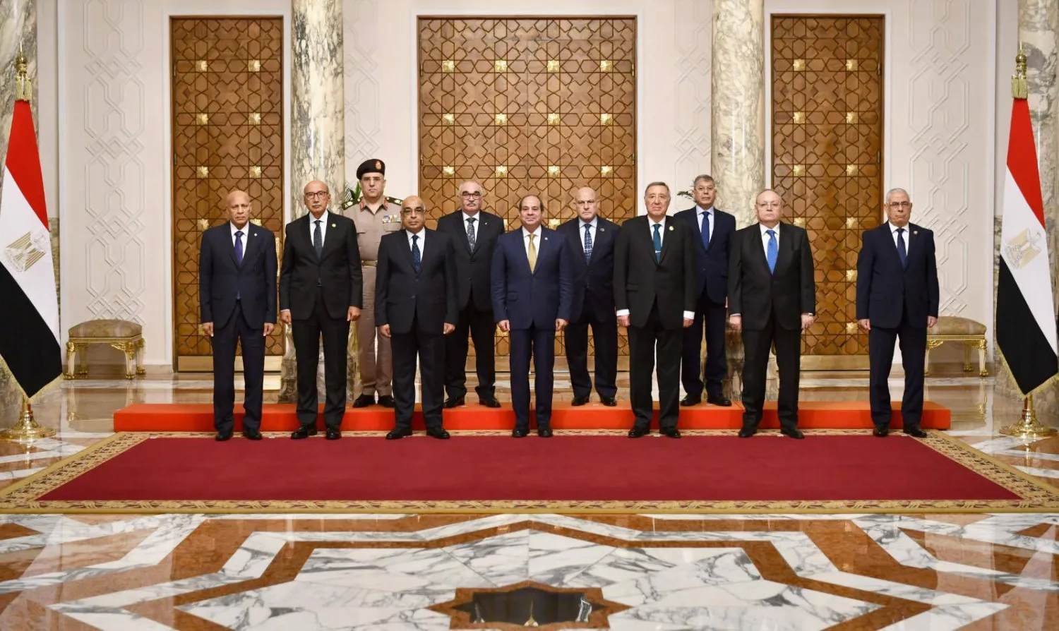 السيسي أكد حرص مصر على استقلال القضاء (الرئاسة المصرية)