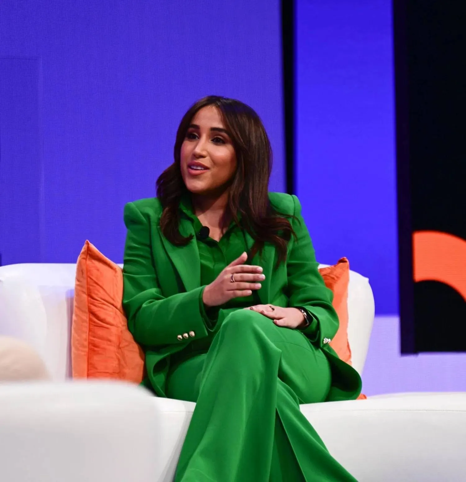 Jomana Alrashid, Chief Executive Officer of Saudi Research and Media Group (SRMG) and Chairwoman of the Red Sea Film Foundation. (Asharq Al-Awsat)