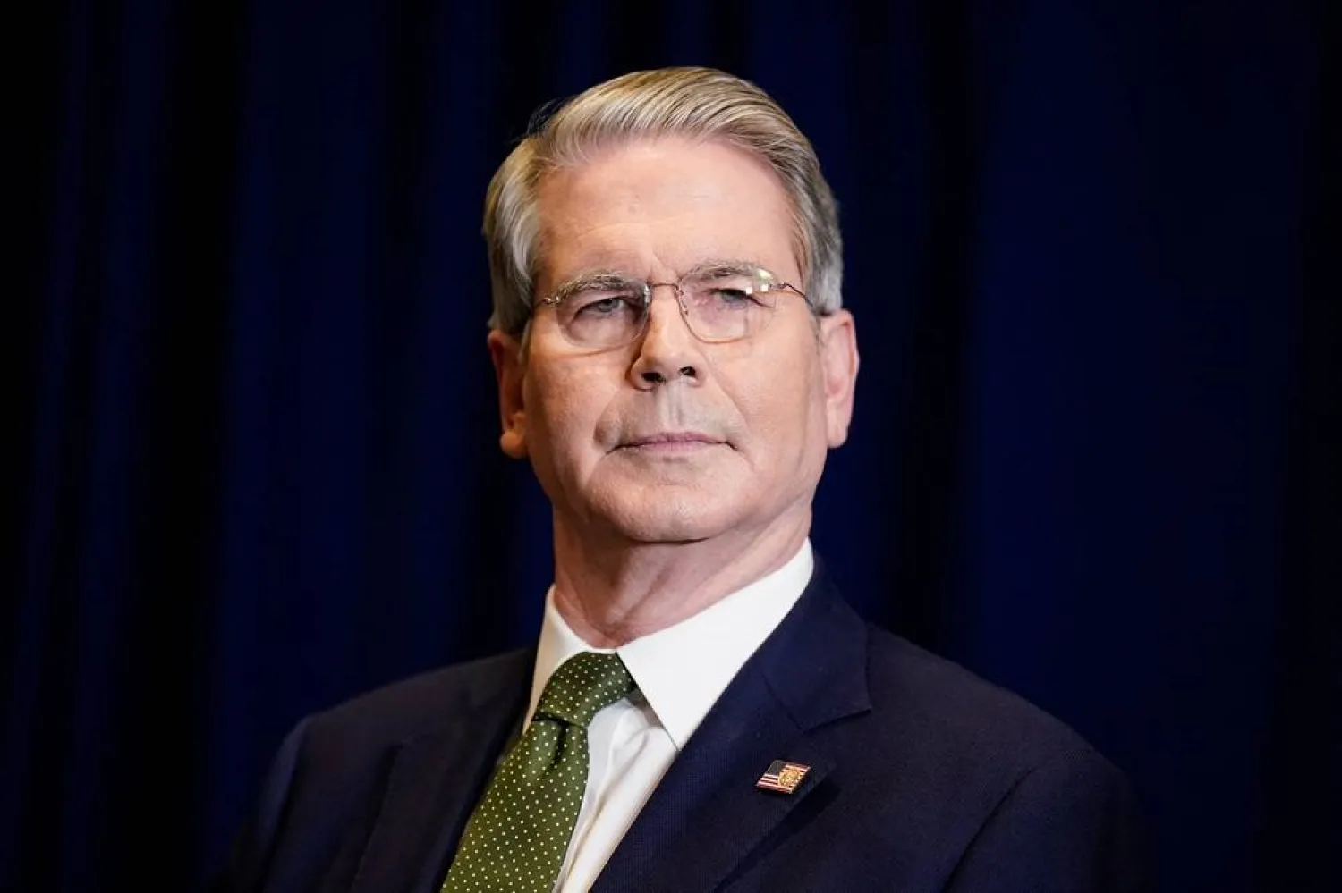 US Treasury Secretary Scott Bessent attends a meeting between US President Donald Trump and Argentina's President Javier Milei (both not pictured) during the 80th United Nations General Assembly, in New York City, New York, US, September 23, 2025. (Reuters)