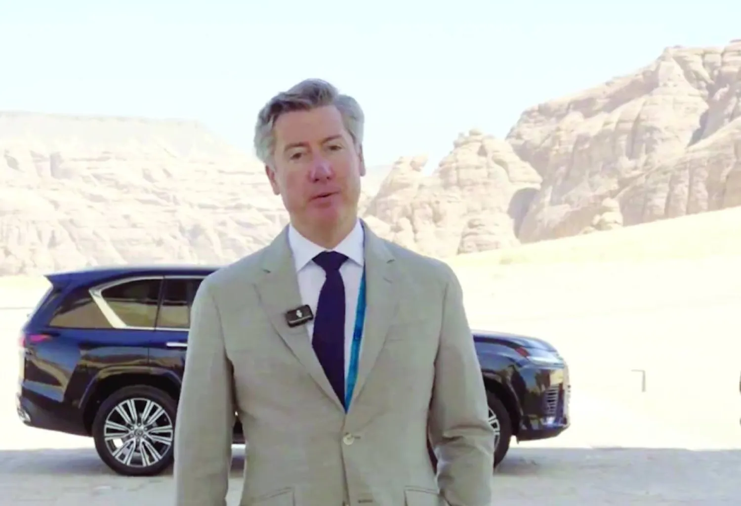 
فرانك في العلا (حساب المؤتمر في «إكس»)