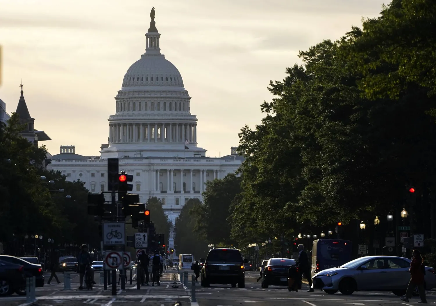 The US Capitol in Washington, DC, USA, 01 October 2025. The US government has shutdown after the US Senate failed to pass a funding bill last night. EPA/WILL OLIVER