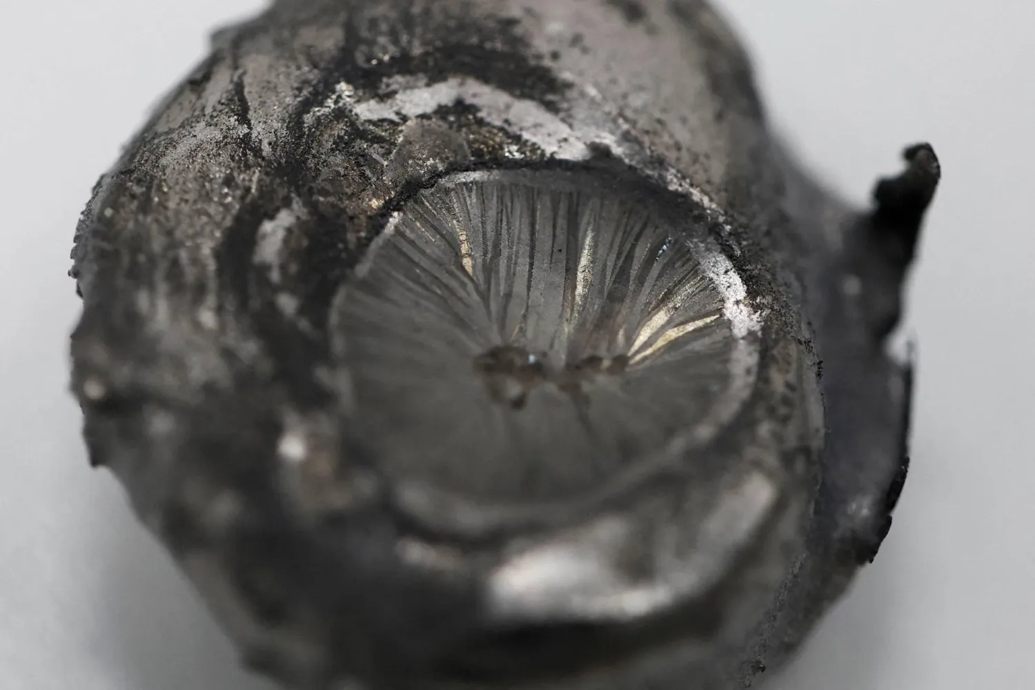 FILE PHOTO: A sample of terbium (Tb) is displayed at the Laboratory of Physics and Material studies (LPEM) in Paris, France, June 23, 2025. REUTERS/Benoit Tessier/File Photo