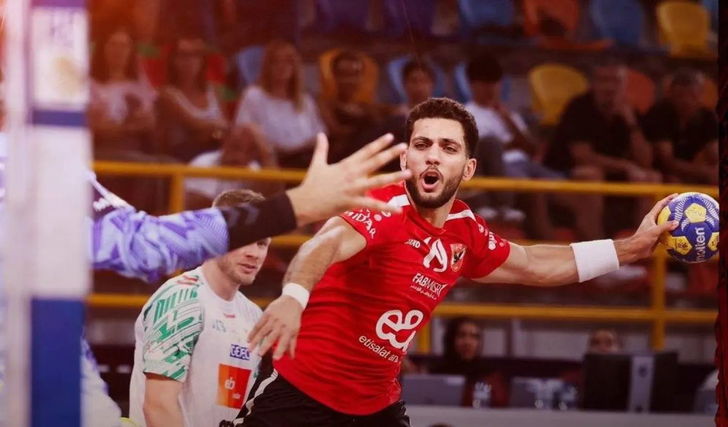 من مباراة الأهلي أمام ماغدبيرغ الألماني (النادي الأهلي)