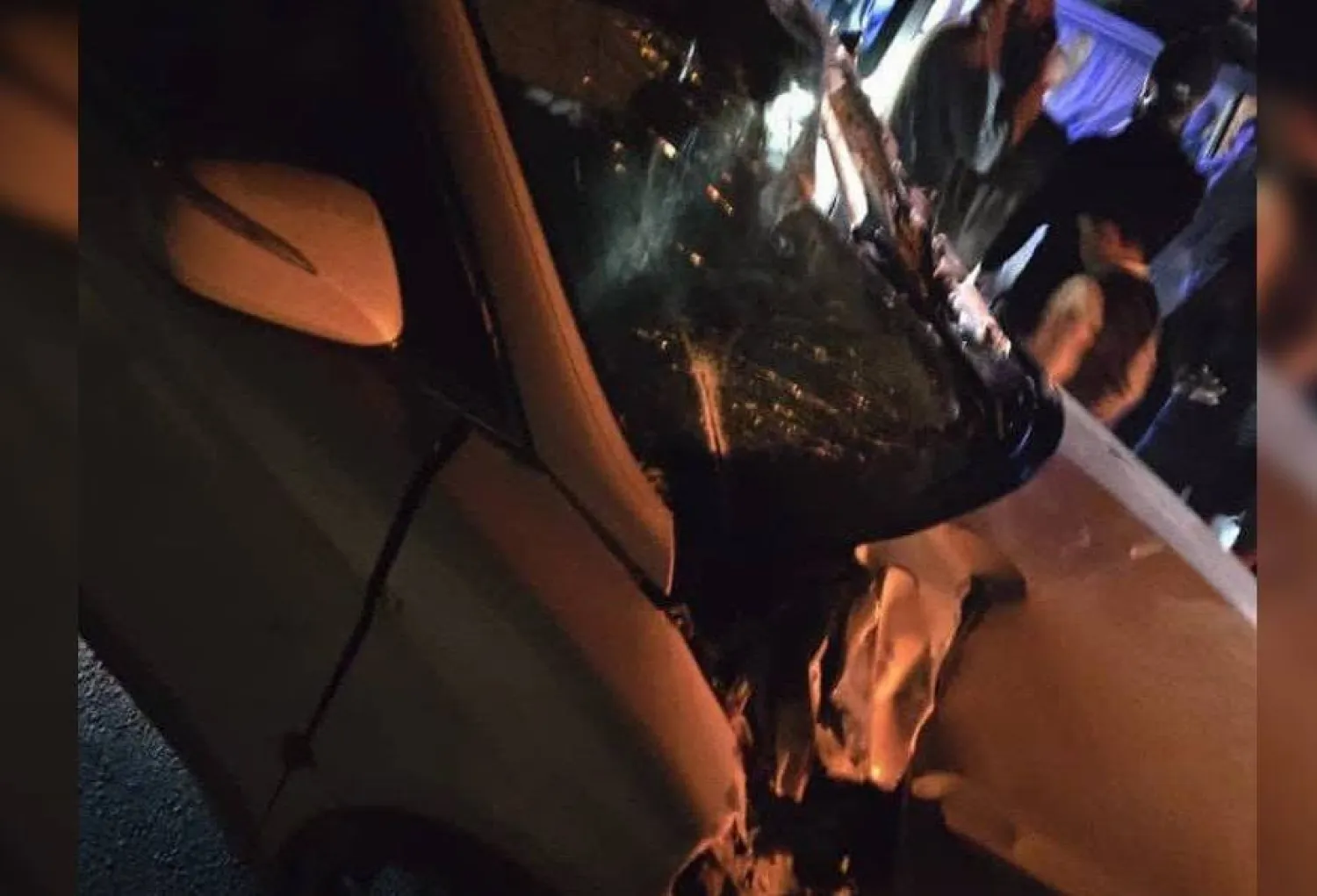 غارة التحالف استهدفت سيارة على طريق بريف إدلب الشمالي (تلفزيون سوريا)