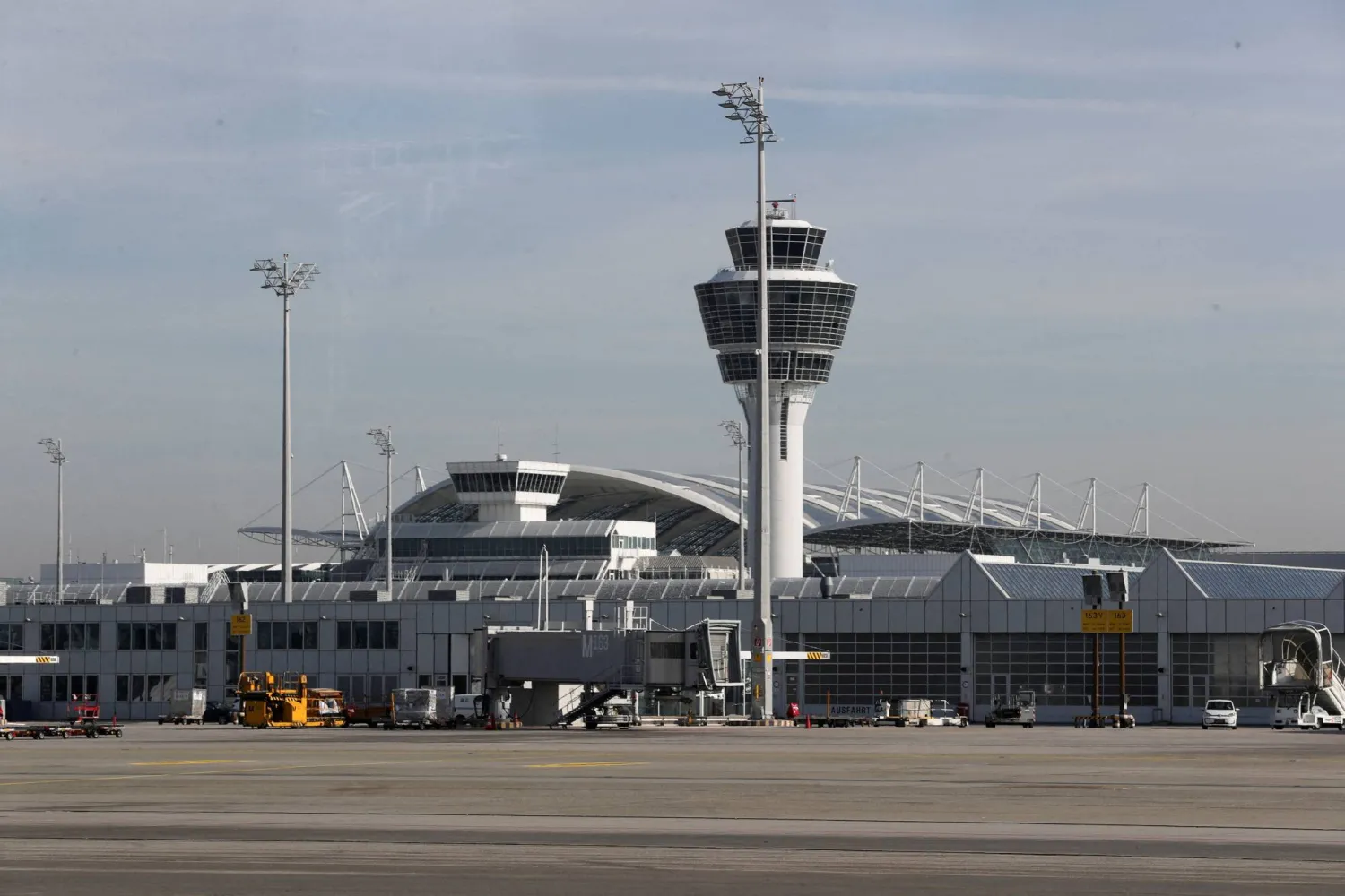 A general view of the Munich International Airport in Germany, February 16, 2023. (Reuters) 