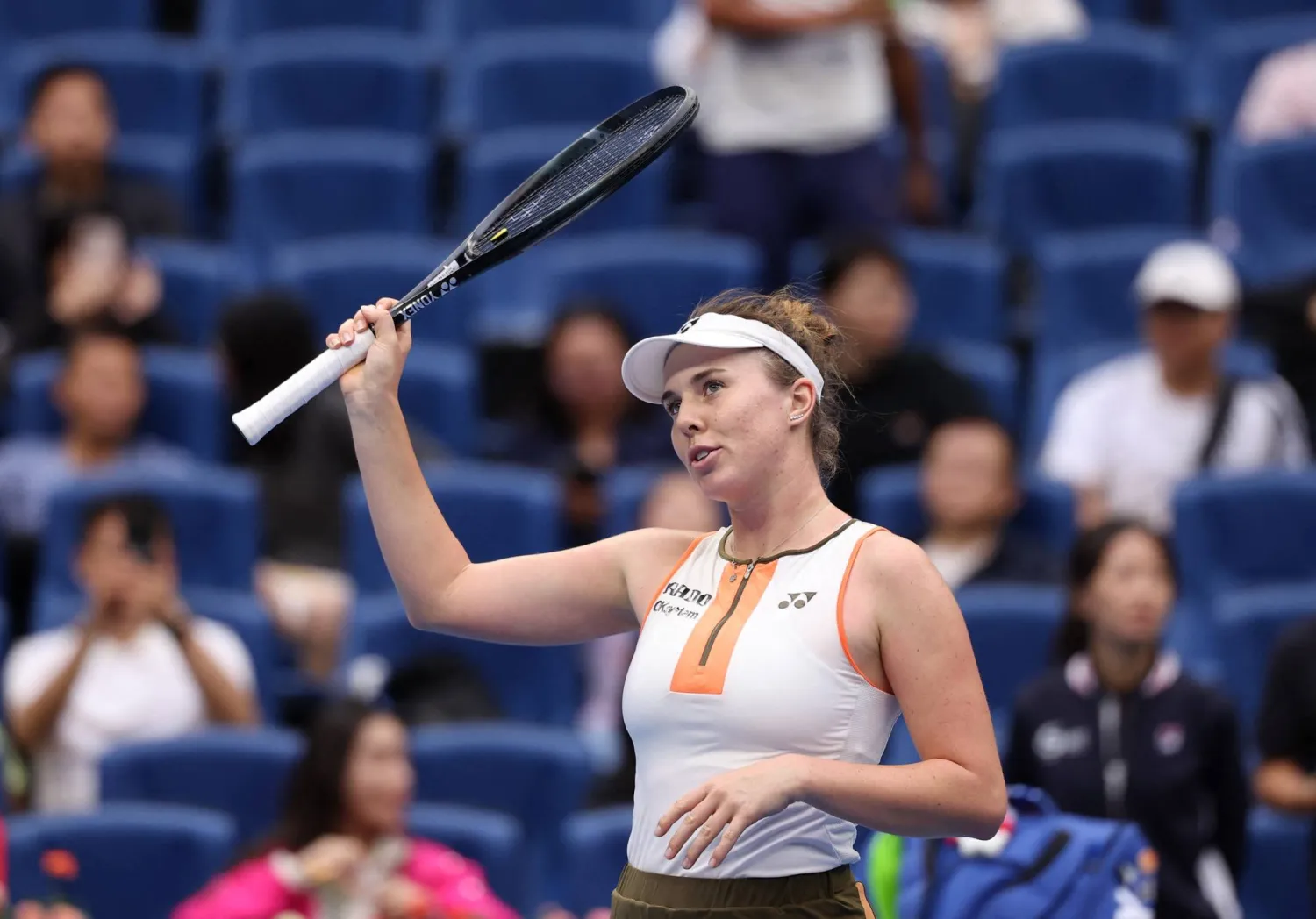 التشيكية ليندا نوسكوفا تتألق في بكين (رويترز)